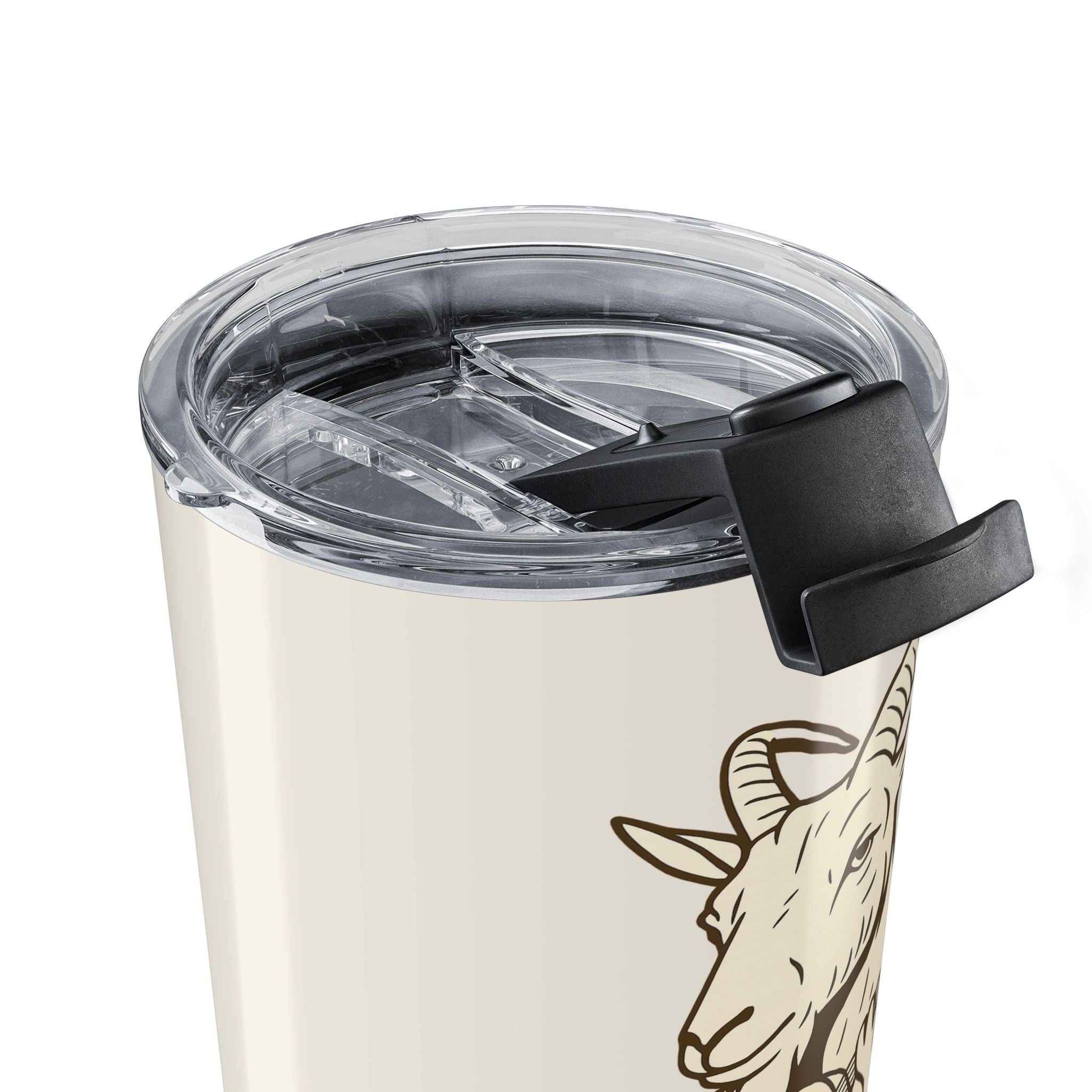 Billy Strings Goat Guitar Tumbler | 20oz Insulated Stainless Steel Cup | Bluegrass Folk Music Gift