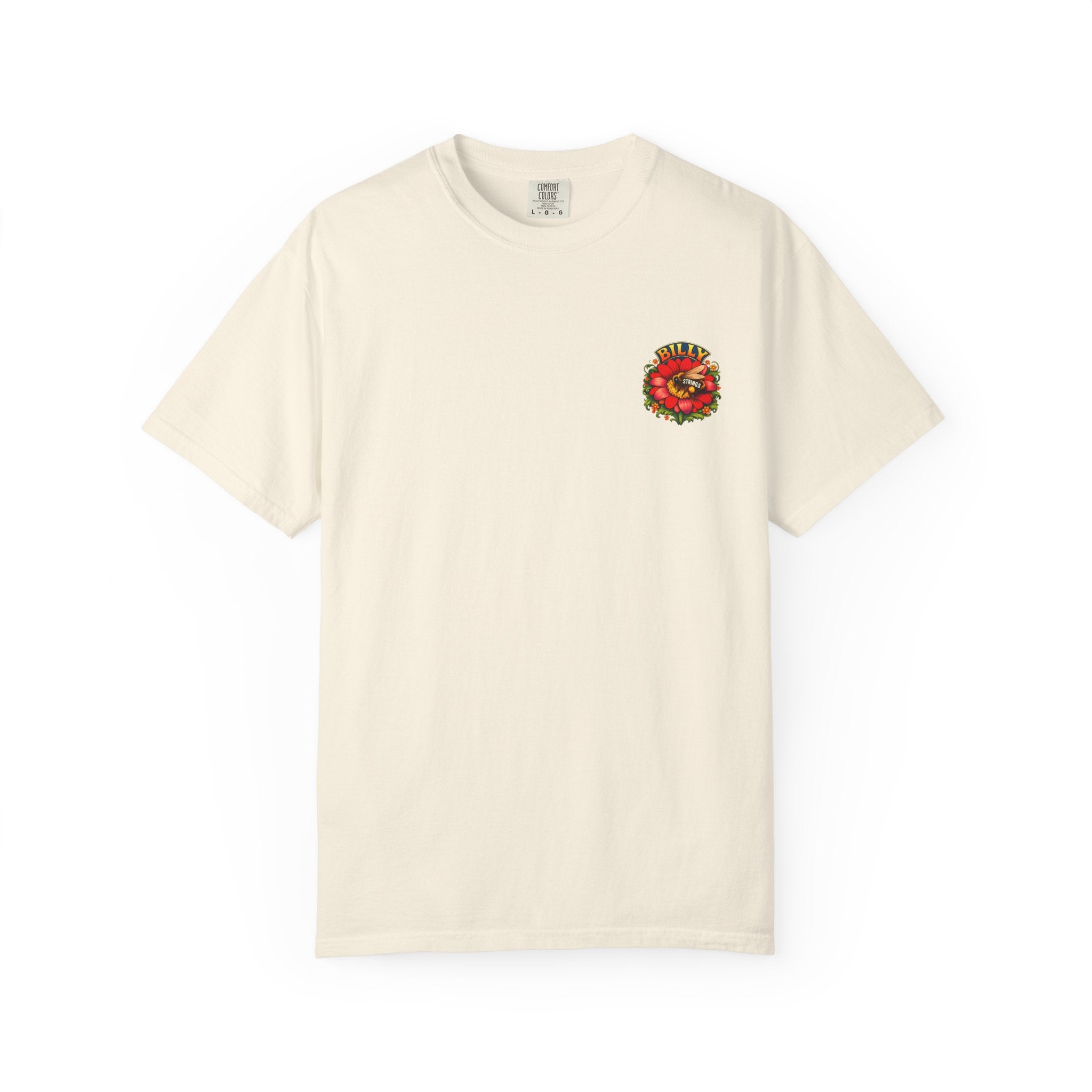 Billy Strings Red Daisy Shirt | Comfort Colors Bluegrass Jam Band Tee | Psychedelic Festival T-Shirt