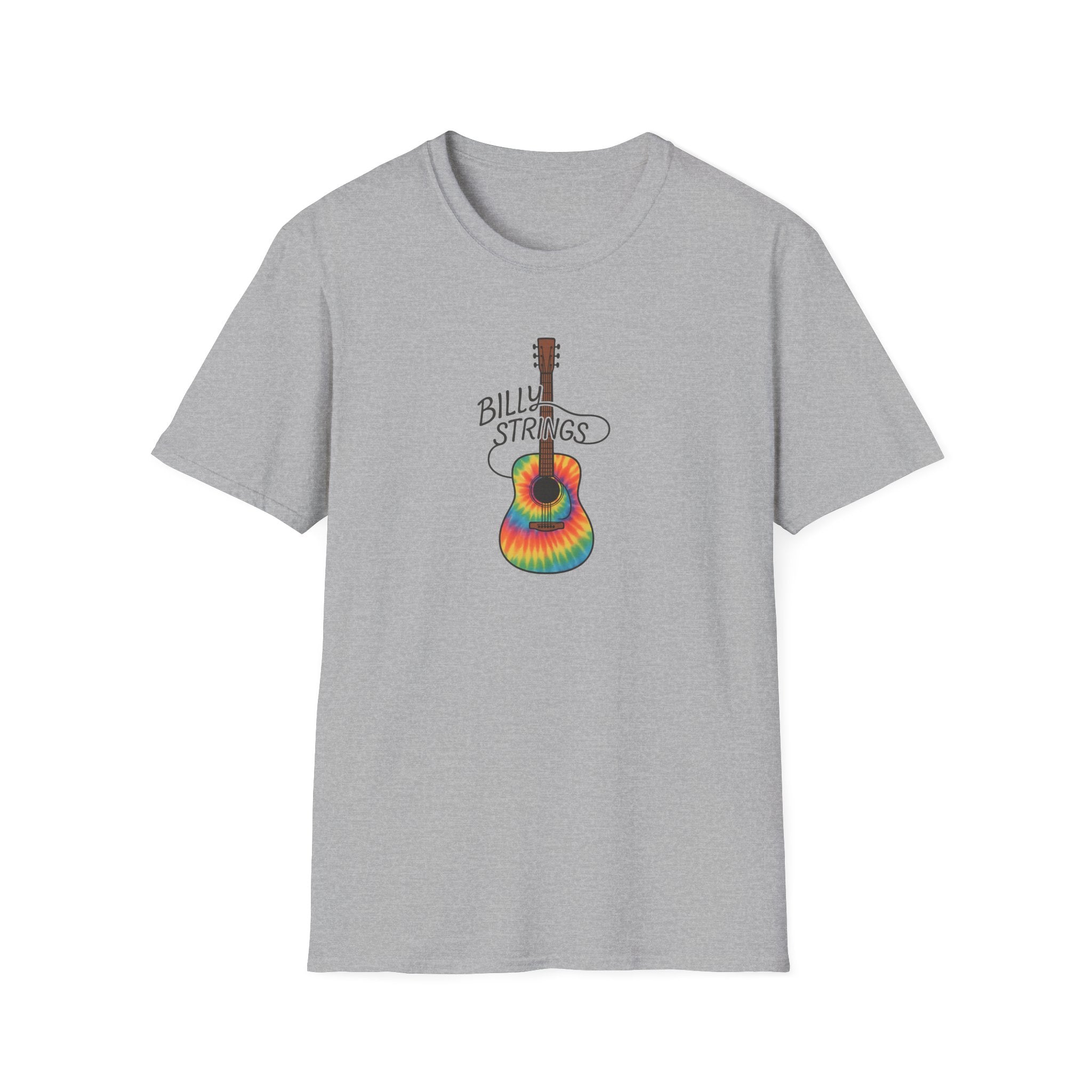 Billy Strings Guitar Shirt | Tie Dye BMFS Acoustic Tee | Bluegrass Jam Band Fan Concert T-Shirt