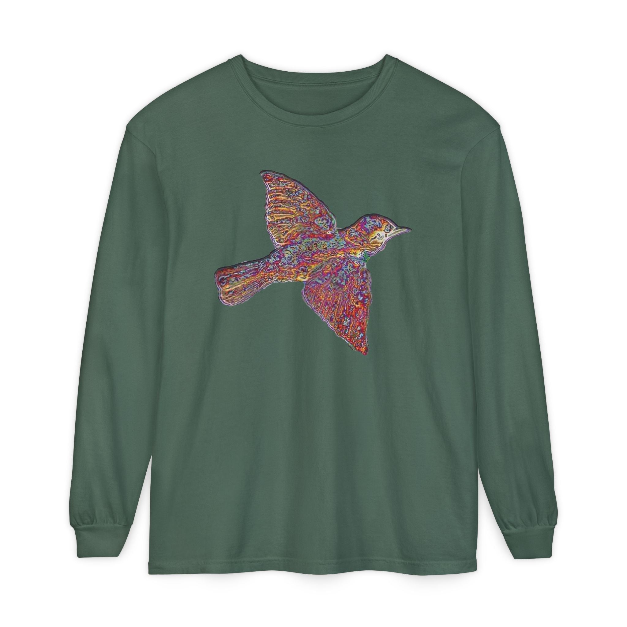 WSP Premium Long Sleeve Shirt | Widespread Panic Love Bird Tee | Comfort Colors Heavy Weight Cotton