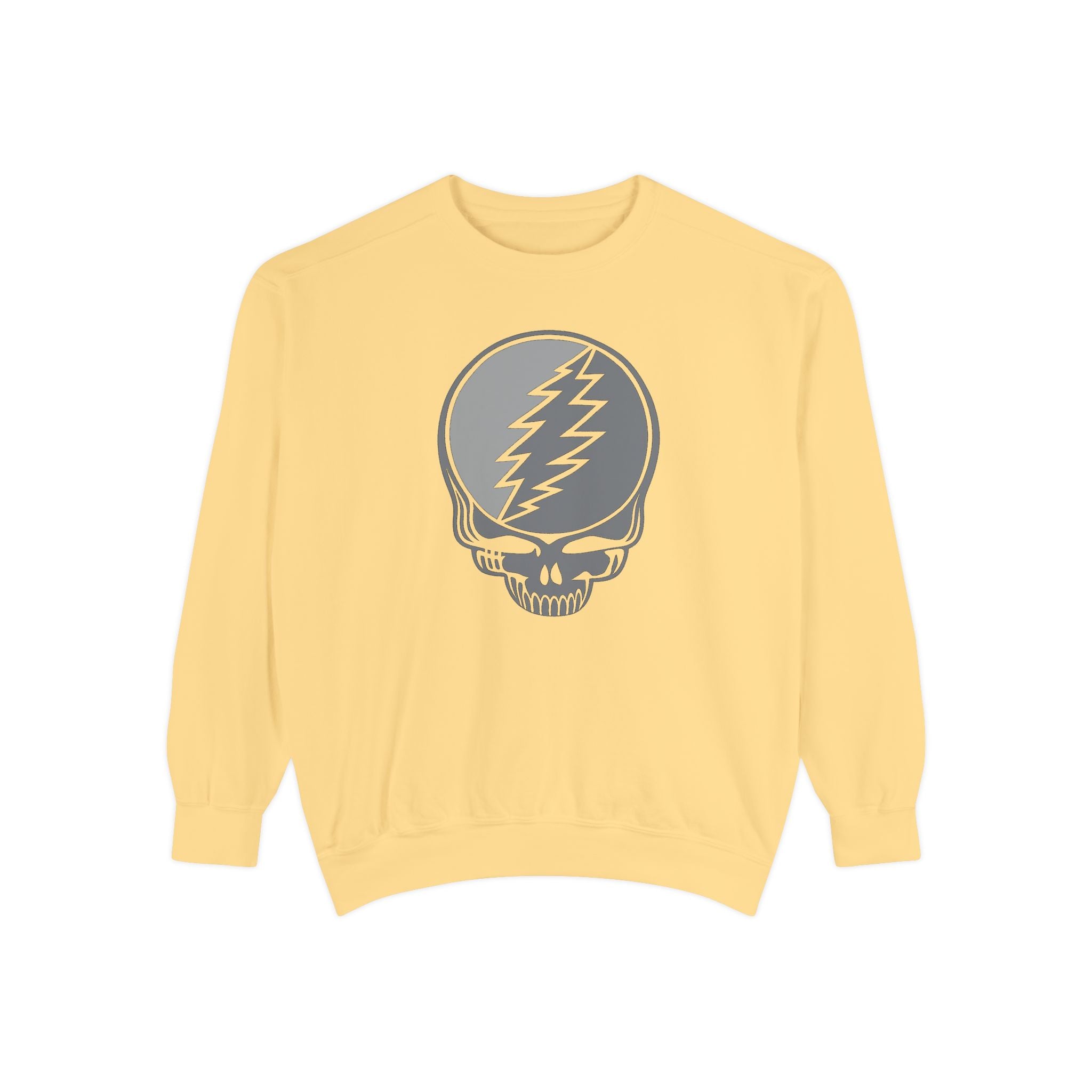Grateful Dead Steal Your Face Sweatshirt | Deadhead Comfort Colors Crewneck | Vintage Jam Band Skull Pullover