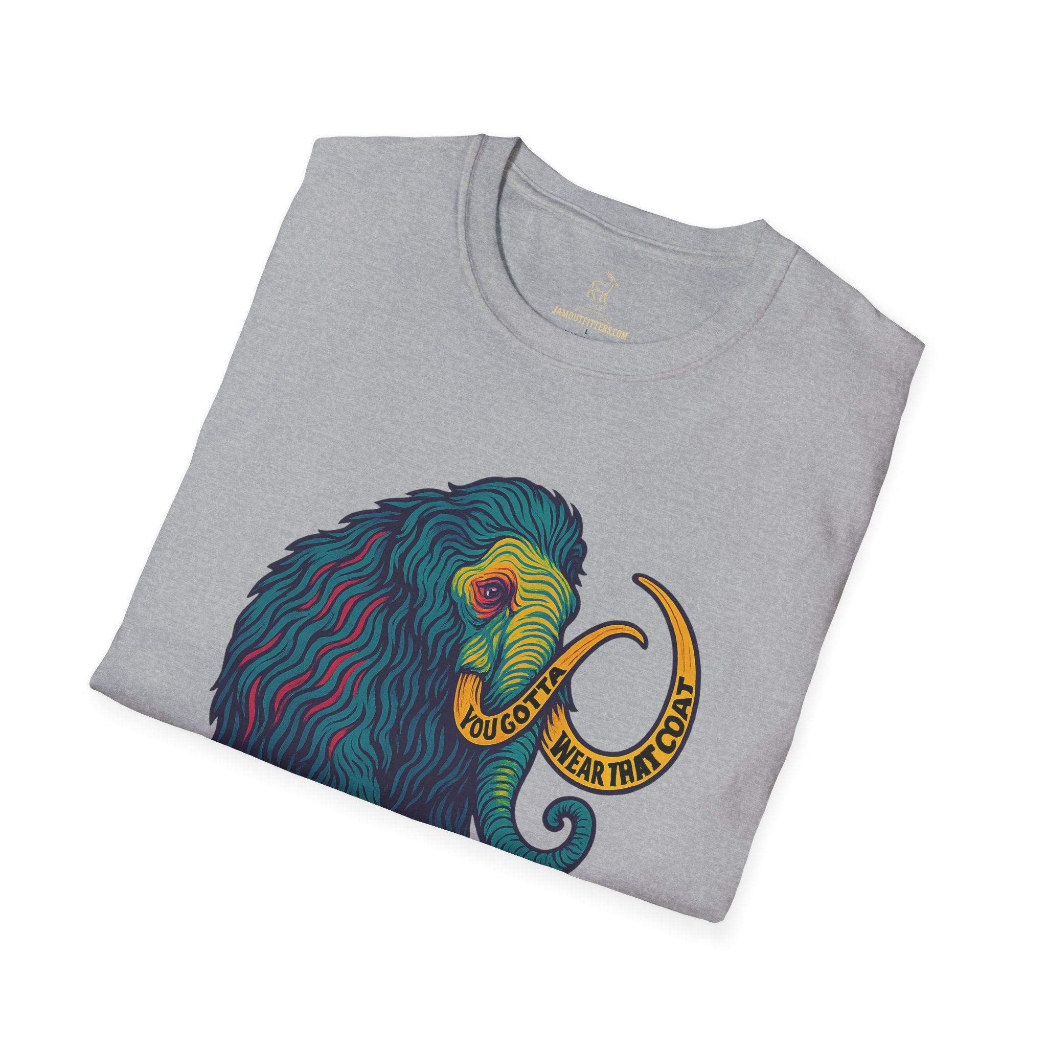 Widespread Panic Big Wooly Mammoth Shirt | WSP You Gotta Wear That Coat Lyric Tee | Psychedelic Jam Band Graphic T-Shirt