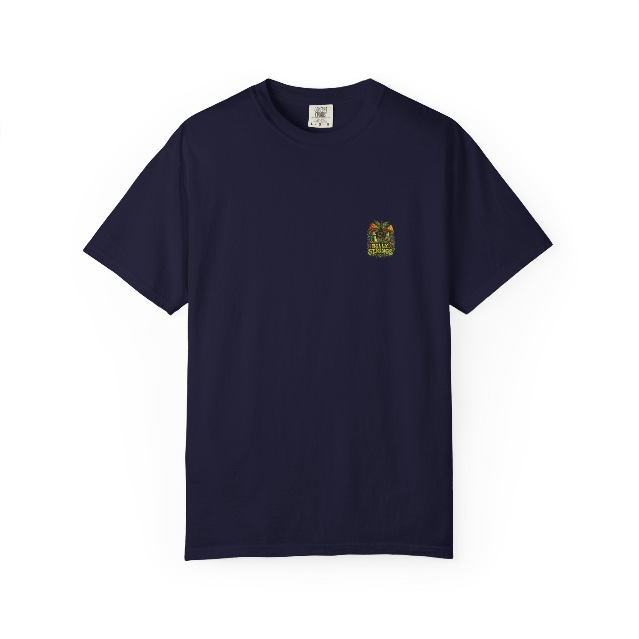 Billy Strings Shirt | Psychedelic Left Chest Tee | Trippy Bluegrass Gift