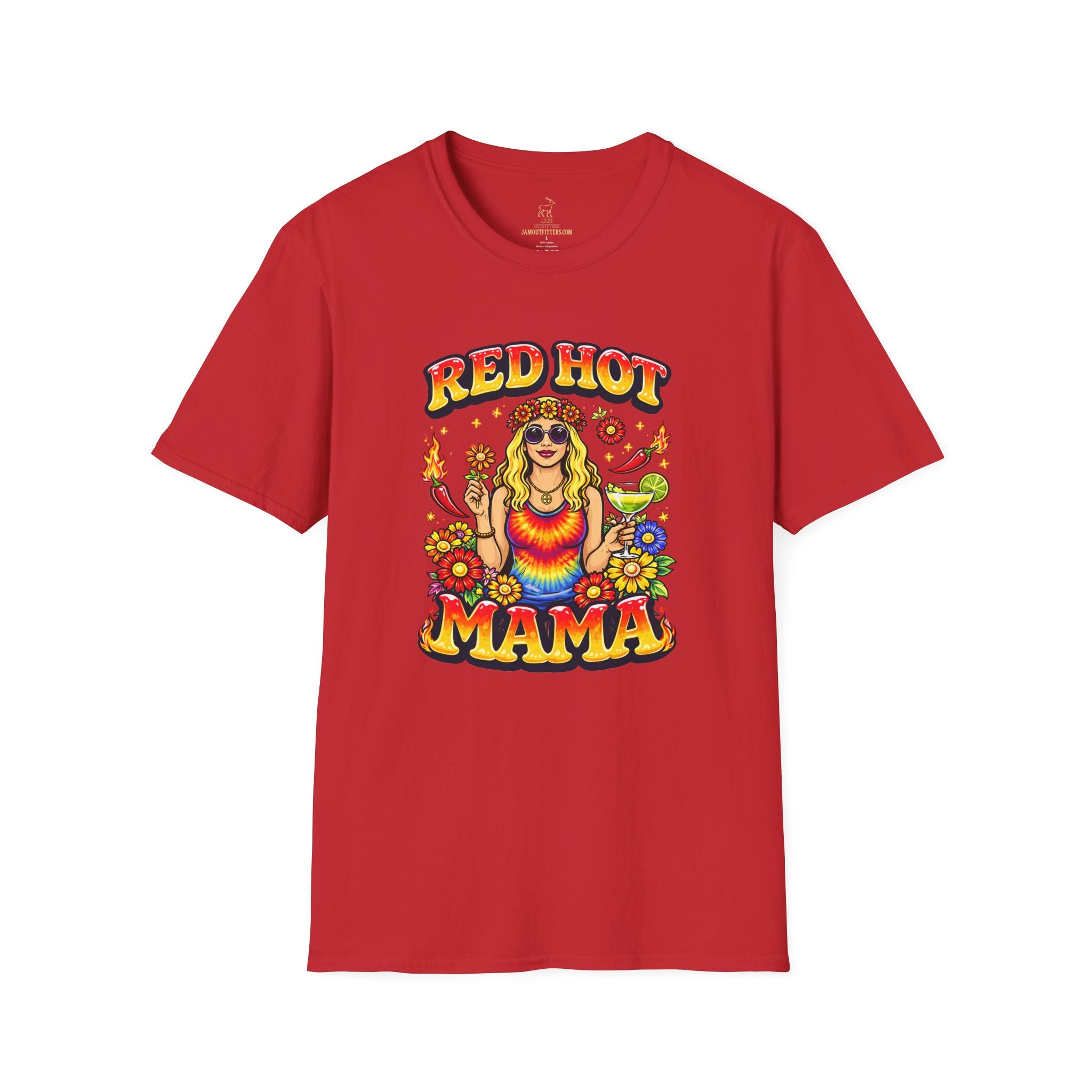 Widespread Panic Red Hot Mama vintage psychedelic graphic T-Shirt | WSP Retro Jam Band Mom Shirt