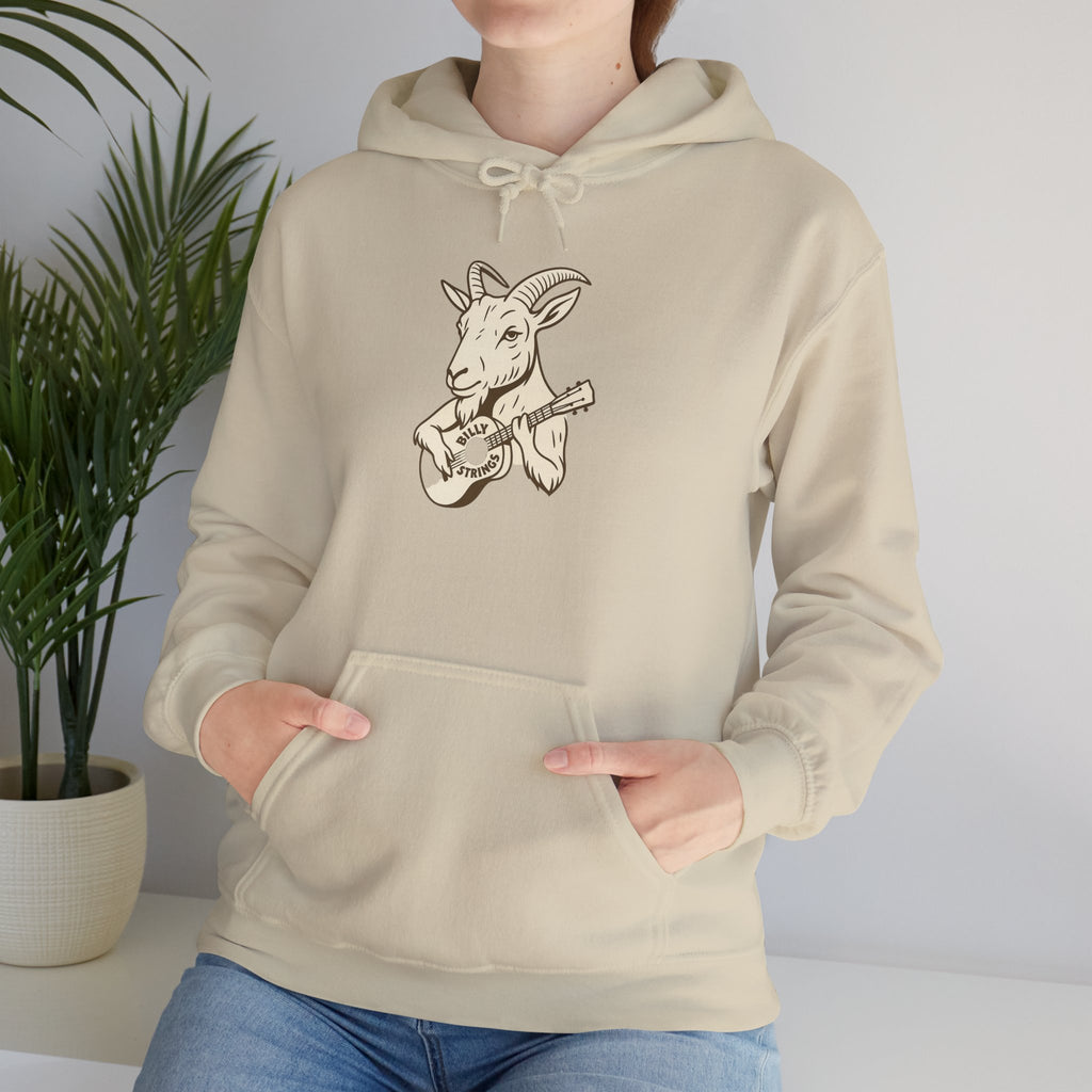 Billy Strings Goat Hoodie | Jamgrass Bluegrass Sweatshirt | Guitar GOAT Music Hoodie