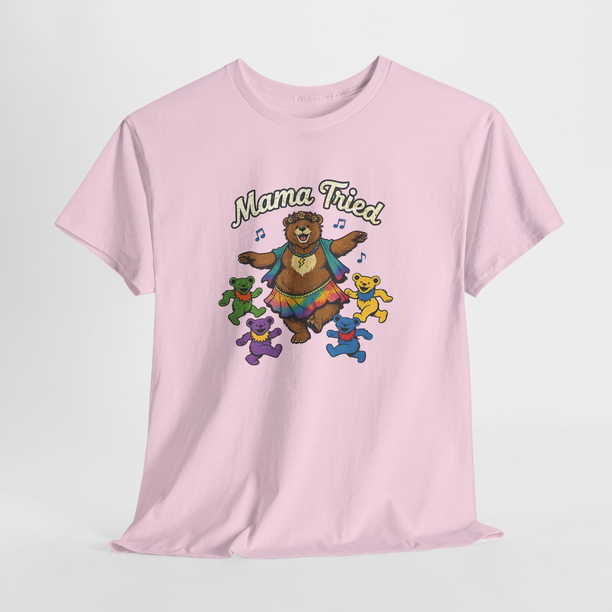 Mama Tried Shirt | Dancing Bears Tee | Grateful Dead Mothers Day Gift | Vintage Jam Band Tee