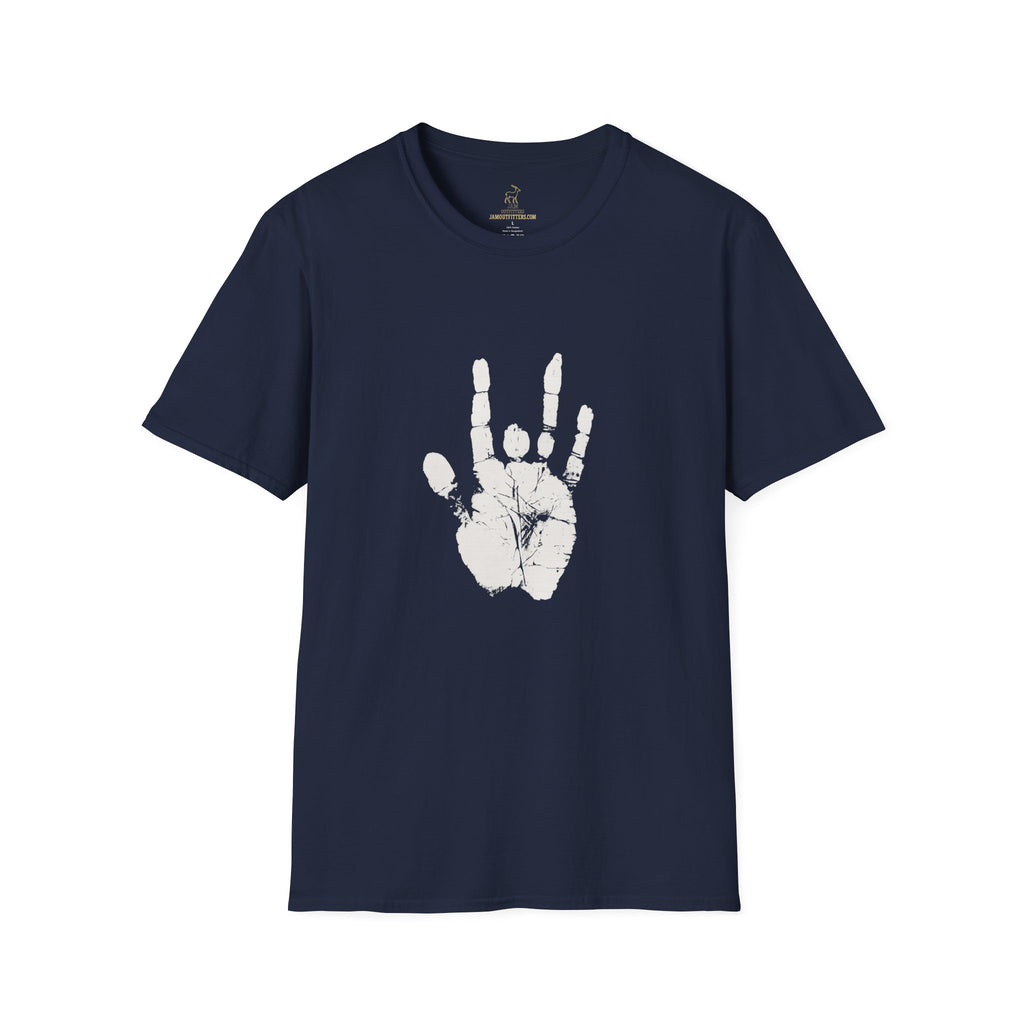 Grateful Dead Jerry Garcia Hand Print Shirt | Deadhead festival Tee | Jam Band Concert T-Shirt