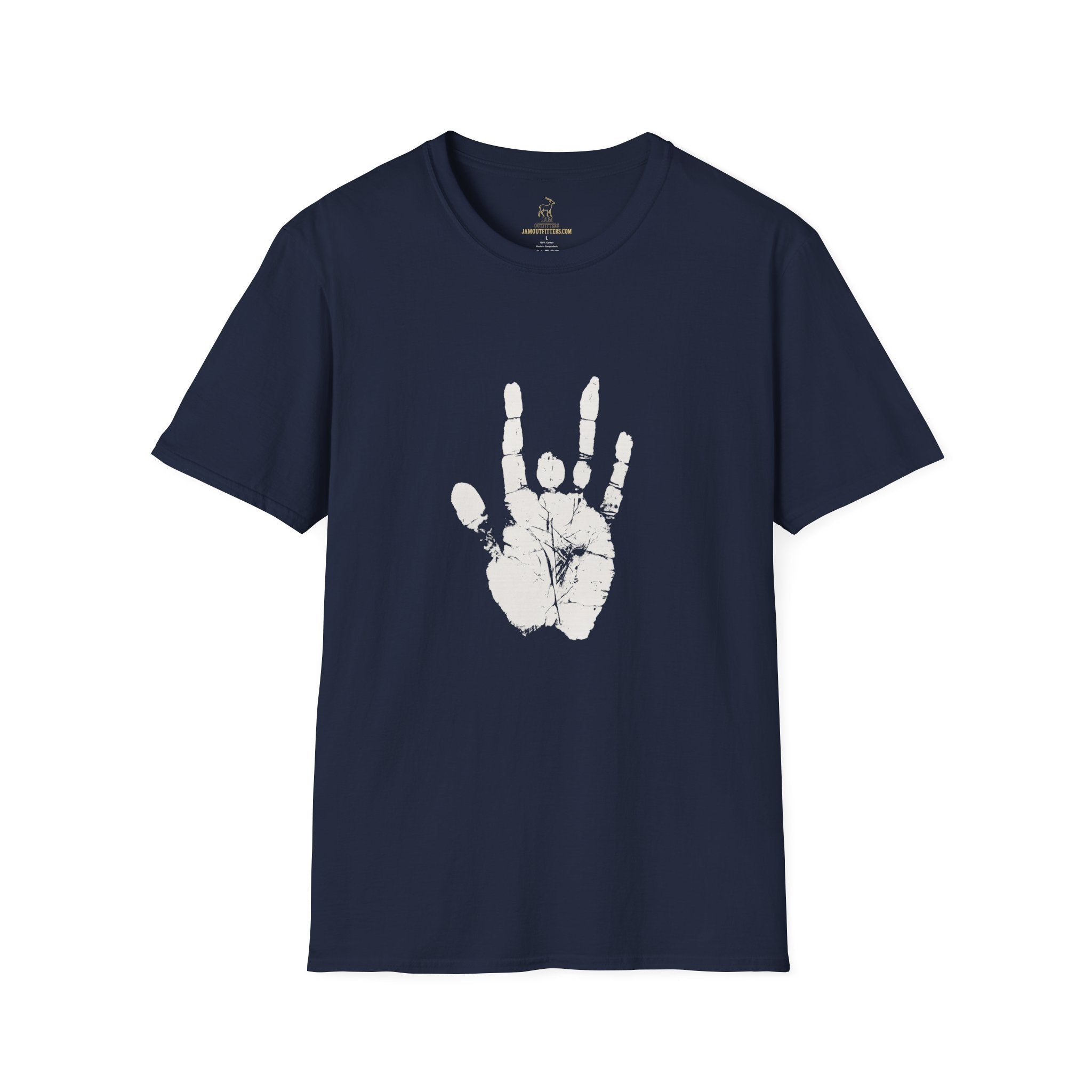 Grateful Dead Jerry Garcia Hand Print Shirt | Deadhead festival Tee | Jam Band Concert T-Shirt