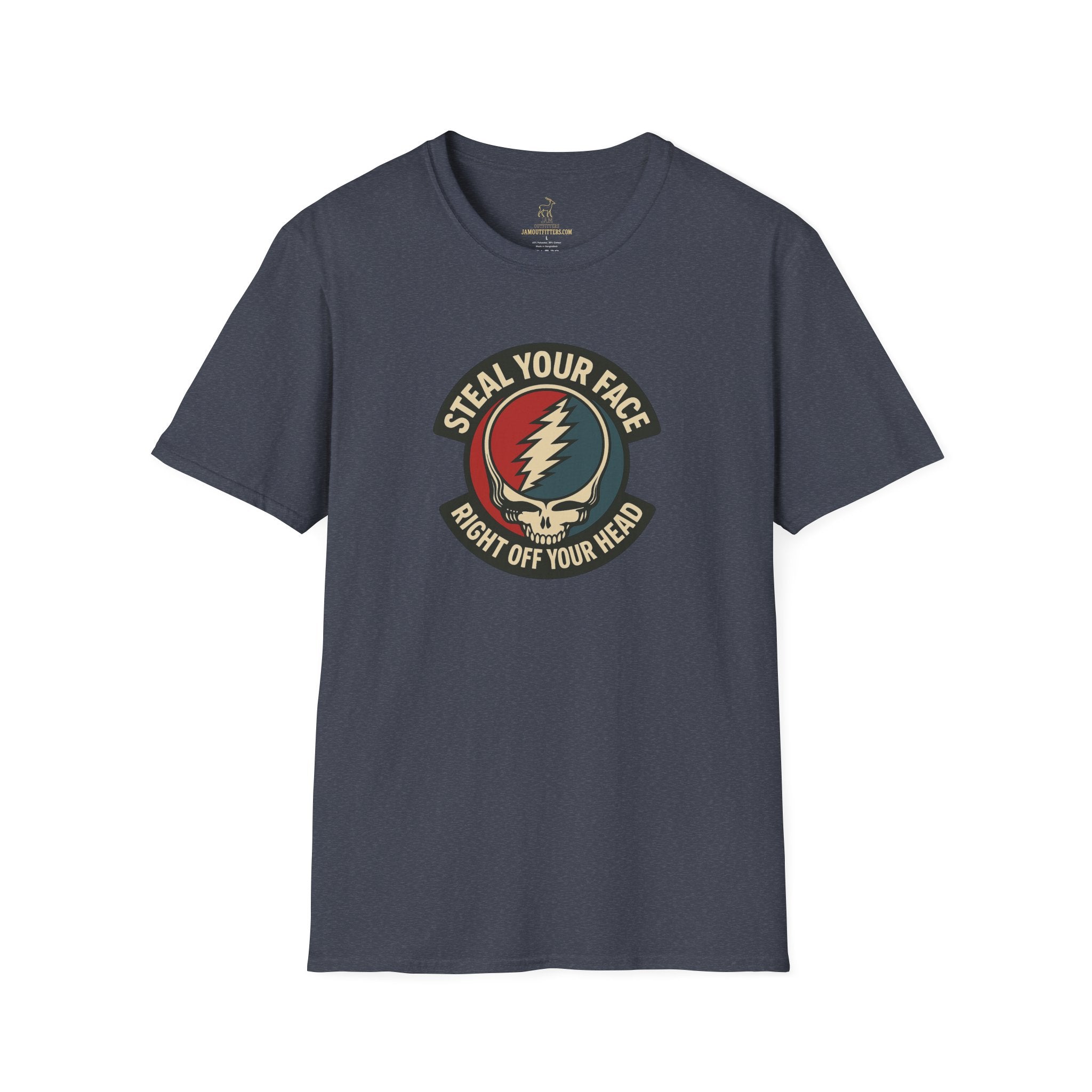 Steal Your Face Shirt | Grateful Dead Inspired Tee | Deadhead Graphic T-Shirt | Right Off Your Head