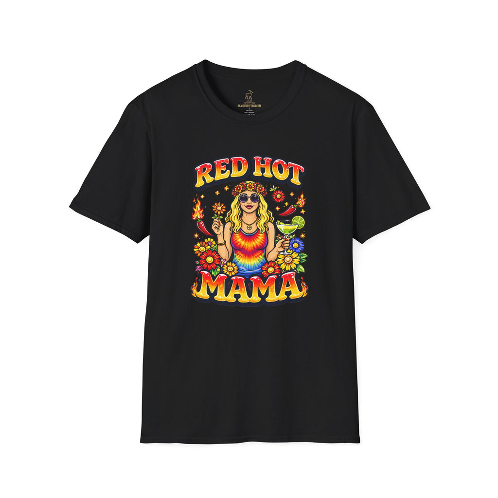 Widespread Panic Red Hot Mama vintage psychedelic graphic T-Shirt | WSP Retro Jam Band Mom Shirt
