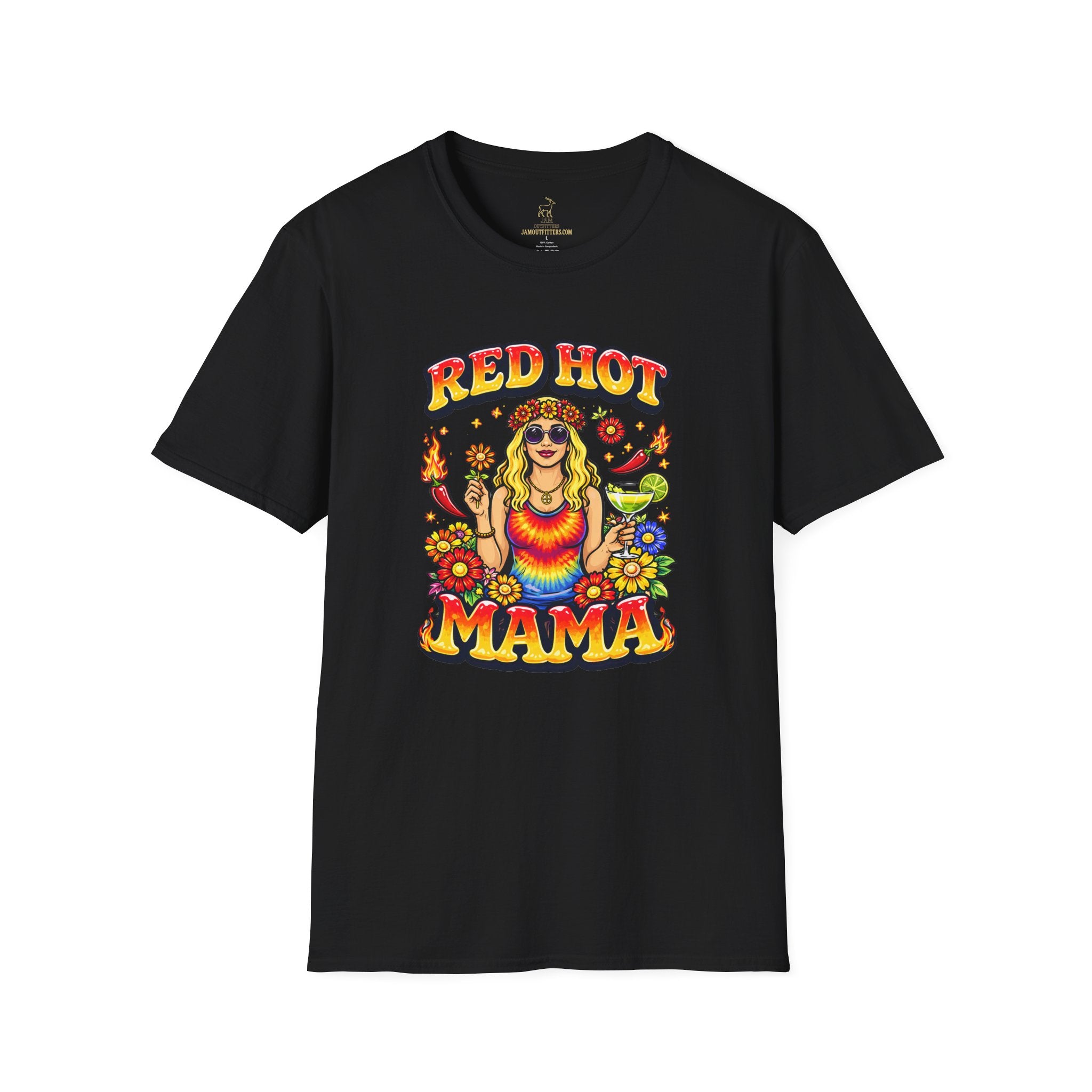 Widespread Panic Red Hot Mama vintage psychedelic graphic T-Shirt | WSP Retro Jam Band Mom Shirt