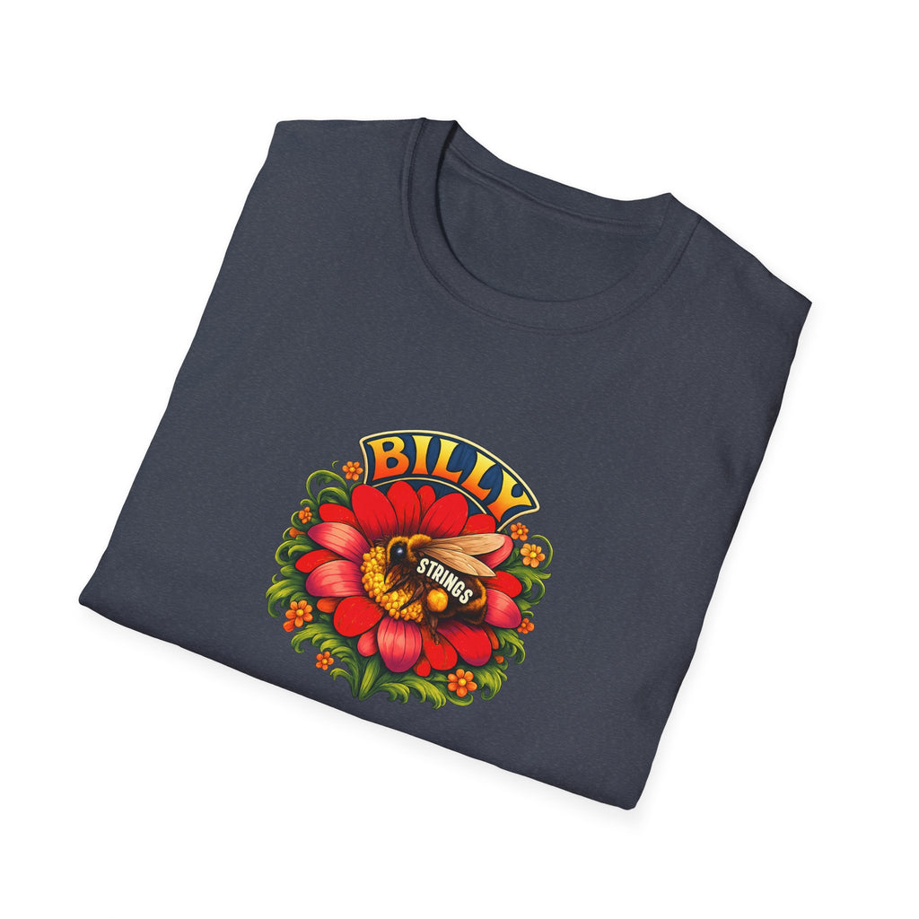 Billy Strings Red Daisy Shirt | Bluegrass Jam Band T-Shirt | Psychedelic Festival Tee