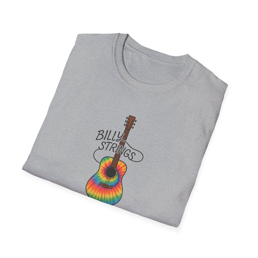 Billy Strings Guitar Shirt | Tie Dye BMFS Acoustic Tee | Bluegrass Jam Band Fan Concert T-Shirt