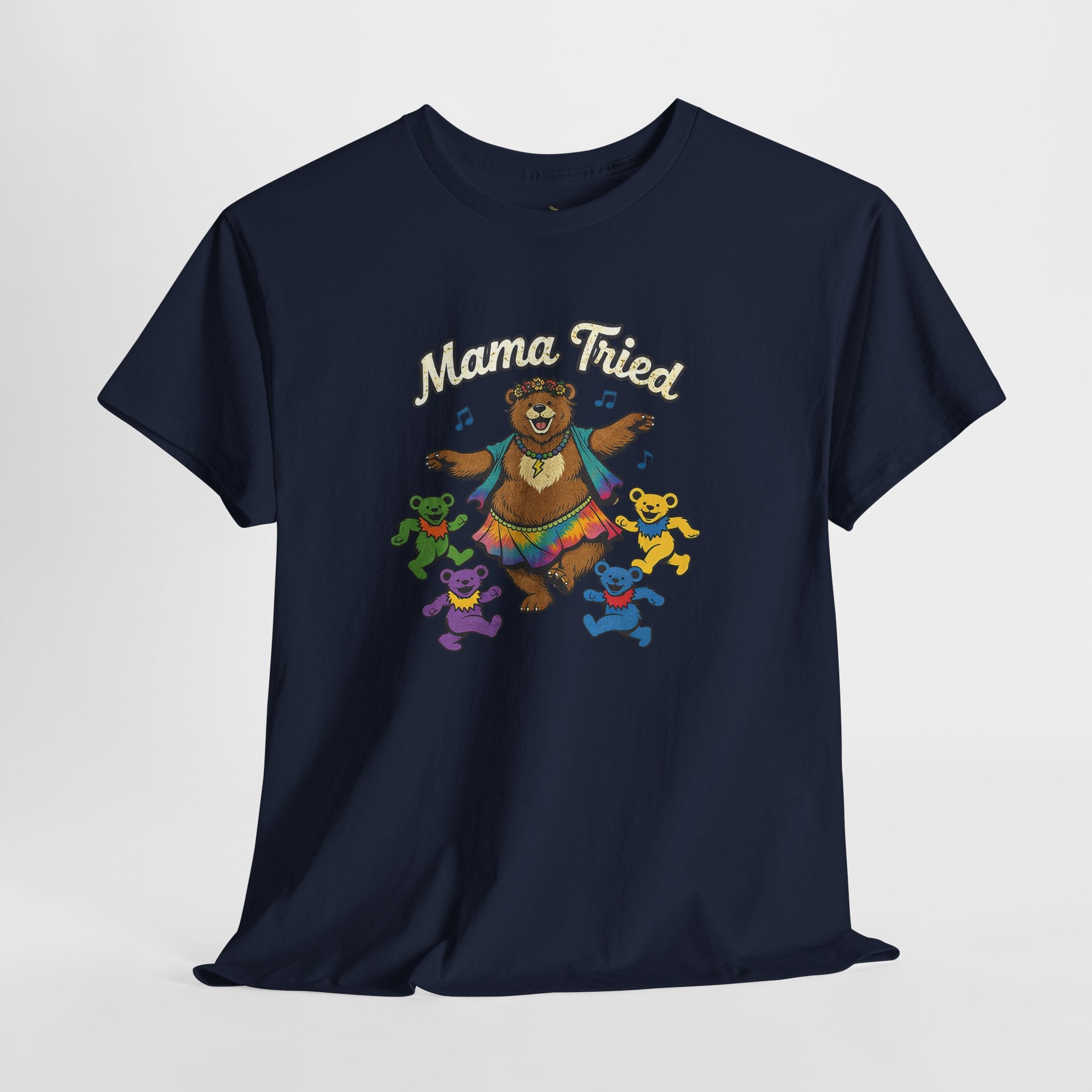 Mama Tried Shirt | Dancing Bears Tee | Grateful Dead Mothers Day Gift | Vintage Jam Band Tee