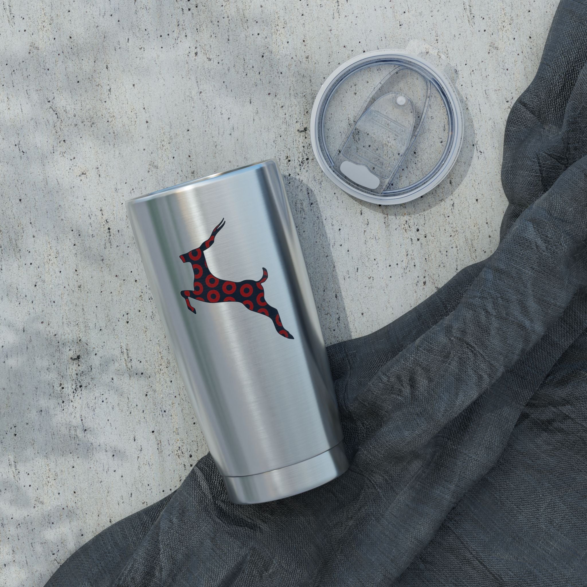 Phish Antelope Tumbler | Run Like an Antelope 20oz Vacuum Insulated Cup | Jam Band Stainless Steel Tumbler