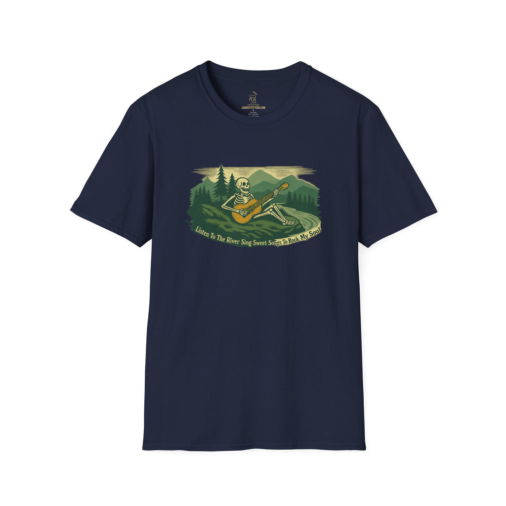 Grateful Dead "Brokedown Palace" Tee | Skeleton Vintage Shirt With Lyrics