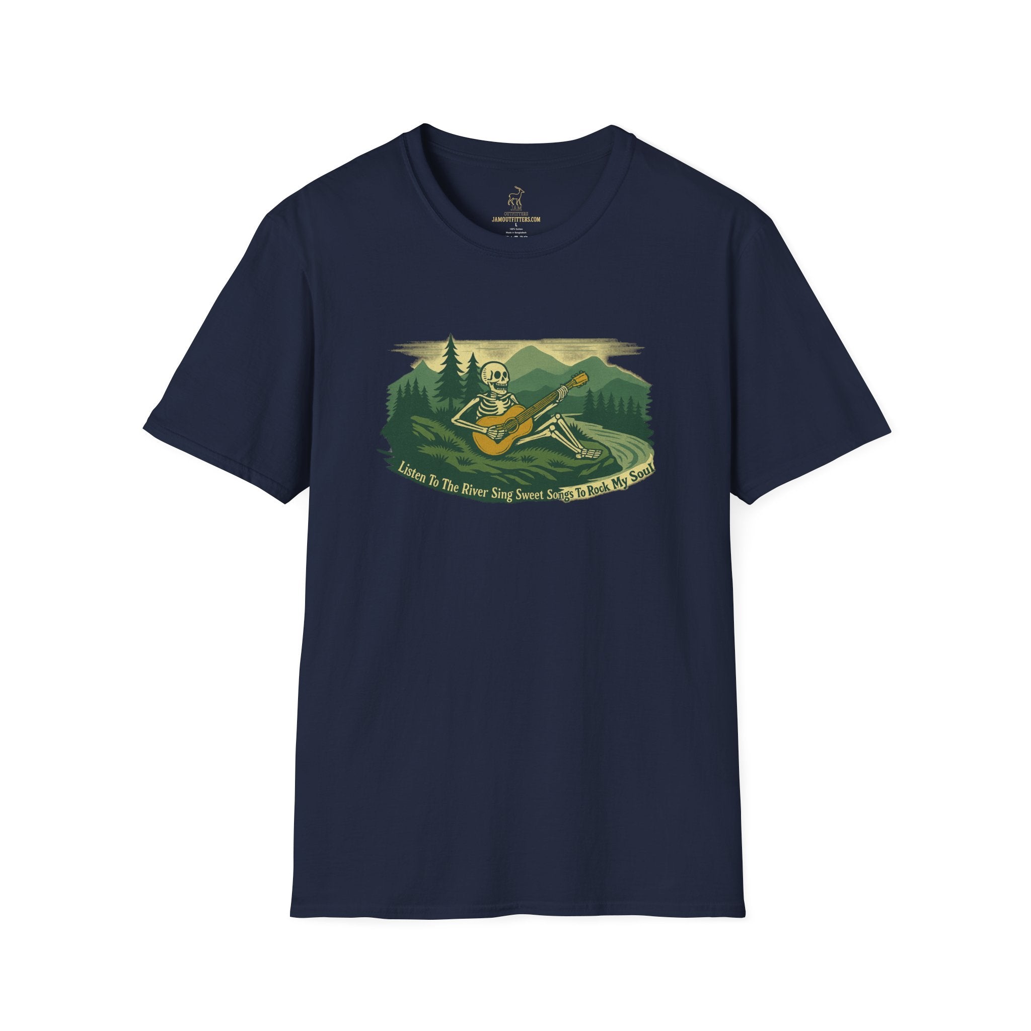 Grateful Dead "Brokedown Palace" Tee | Skeleton Vintage Shirt With Lyrics
