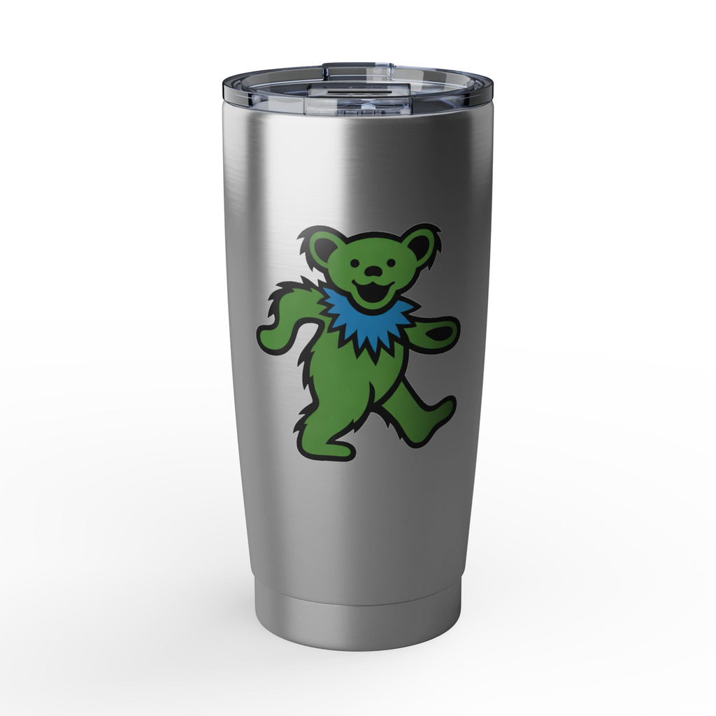 Grateful Dead Tumbler | Green Dancing Bear 20oz Vacuum Insulated Cup