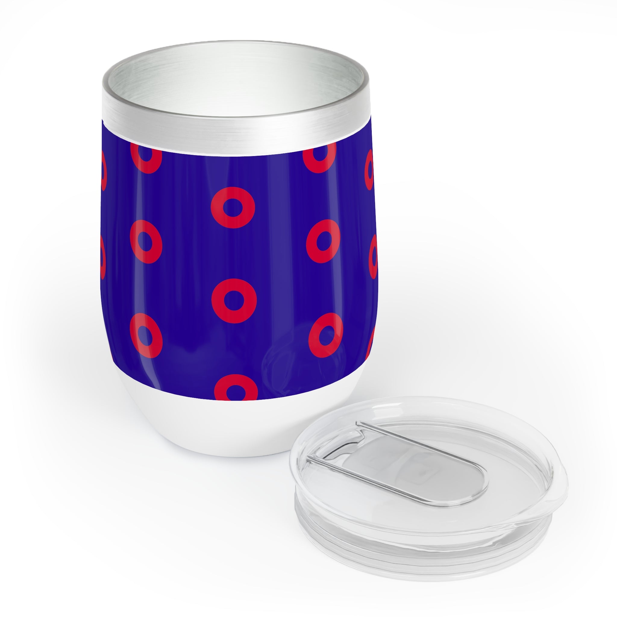 Phish Donut Wine Tumbler | 12oz Vacuum Insulated Cup | Jam Band Gift