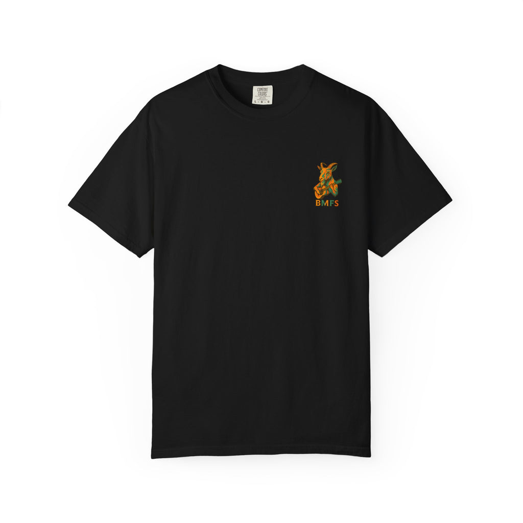 Billy Strings BMFS Goat Shirt – Comfort Colors Jamgrass Tee, Small Chest Logo