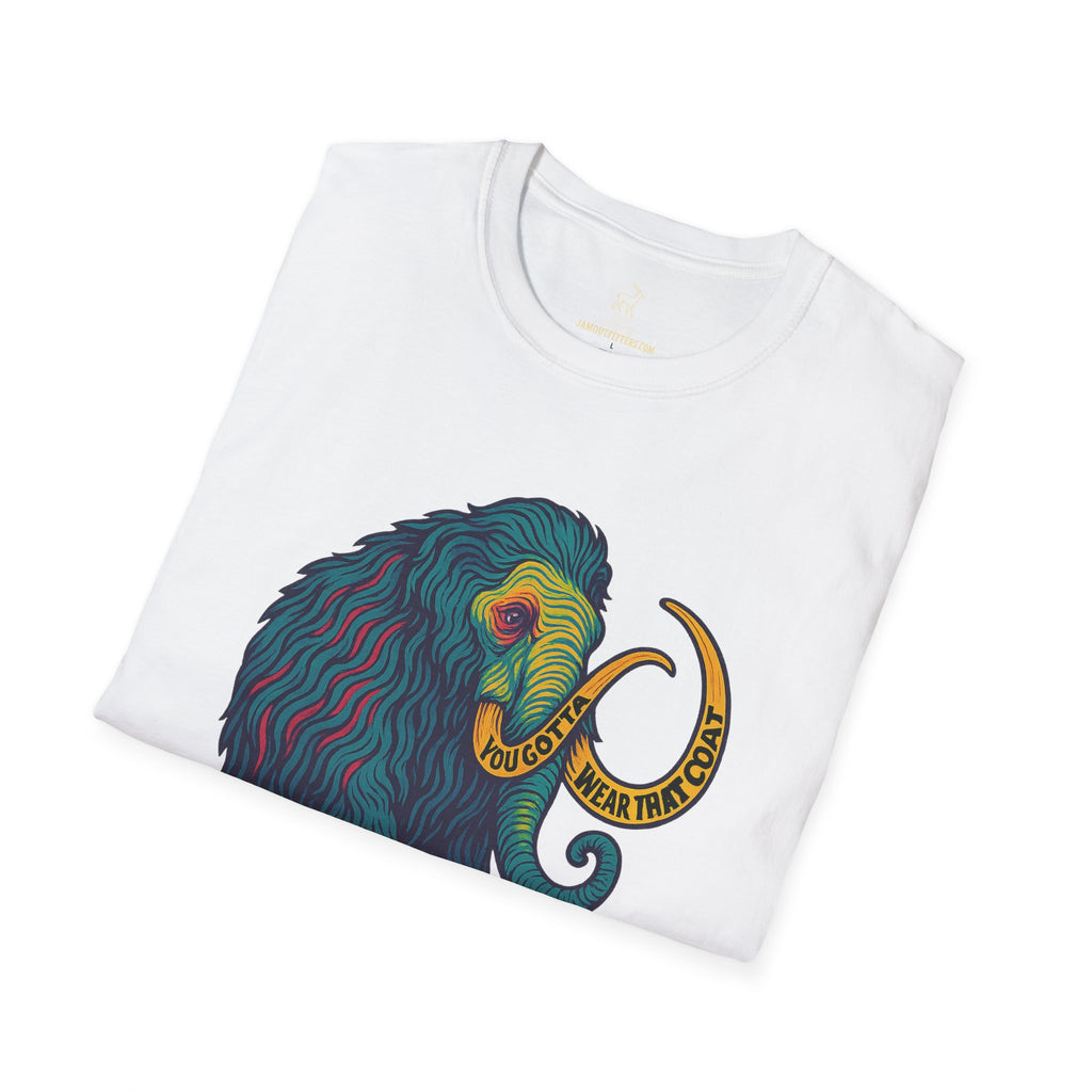 Widespread Panic Big Wooly Mammoth Shirt | WSP You Gotta Wear That Coat Lyric Tee | Psychedelic Jam Band Graphic T-Shirt