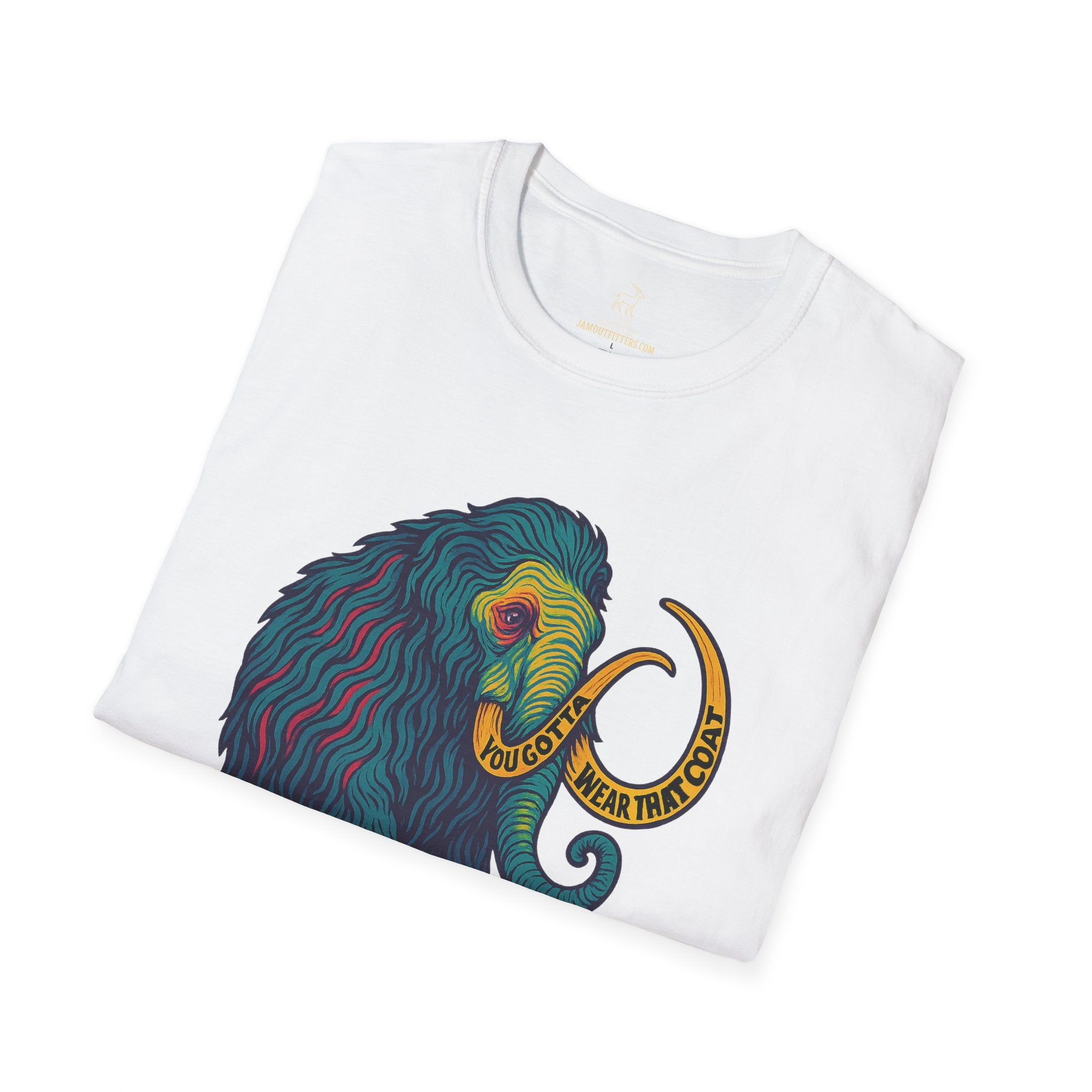 Widespread Panic Big Wooly Mammoth Shirt | WSP You Gotta Wear That Coat Lyric Tee | Psychedelic Jam Band Graphic T-Shirt