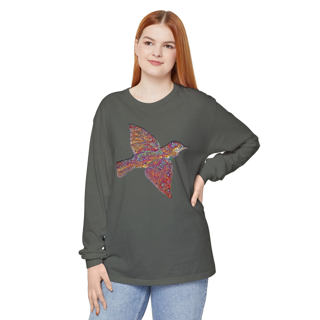 WSP Premium Long Sleeve Shirt | Widespread Panic Love Bird Tee | Comfort Colors Heavy Weight Cotton