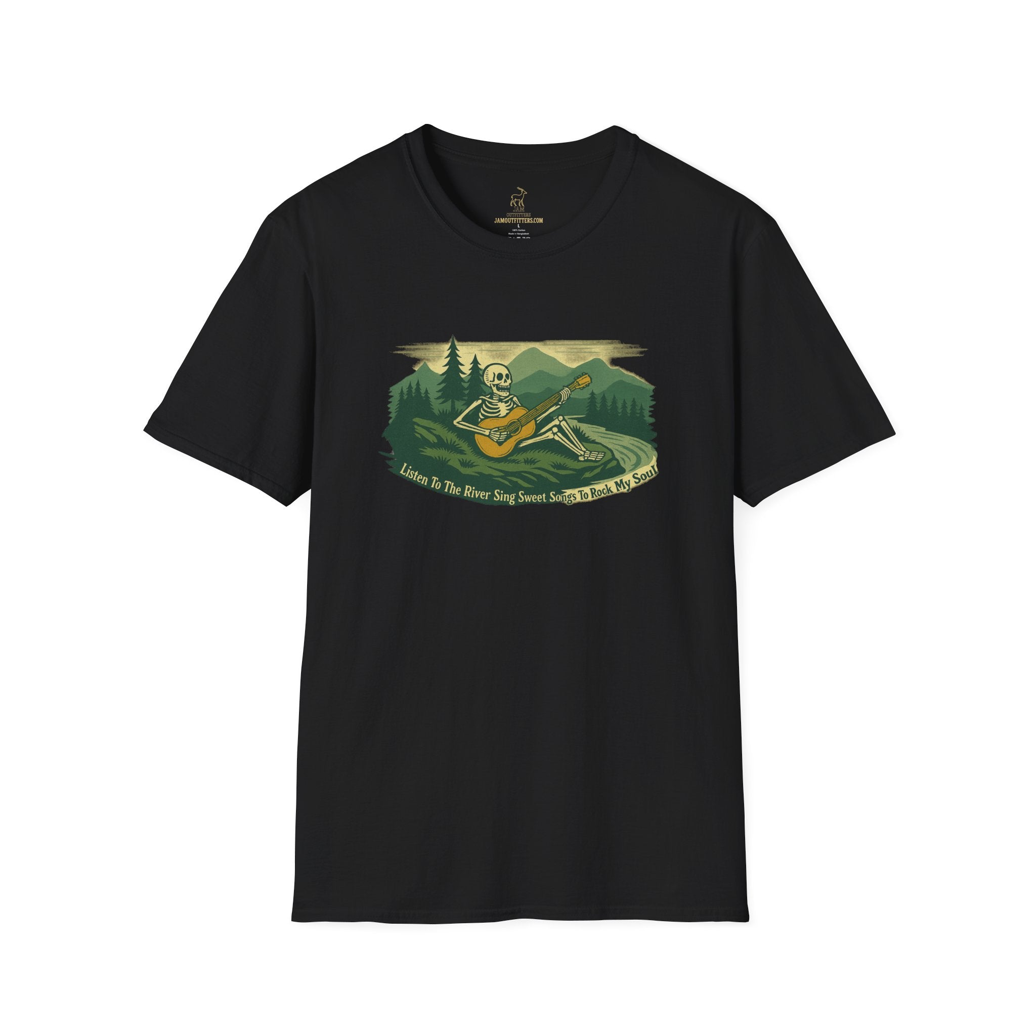 Grateful Dead "Brokedown Palace" Tee | Skeleton Vintage Shirt With Lyrics