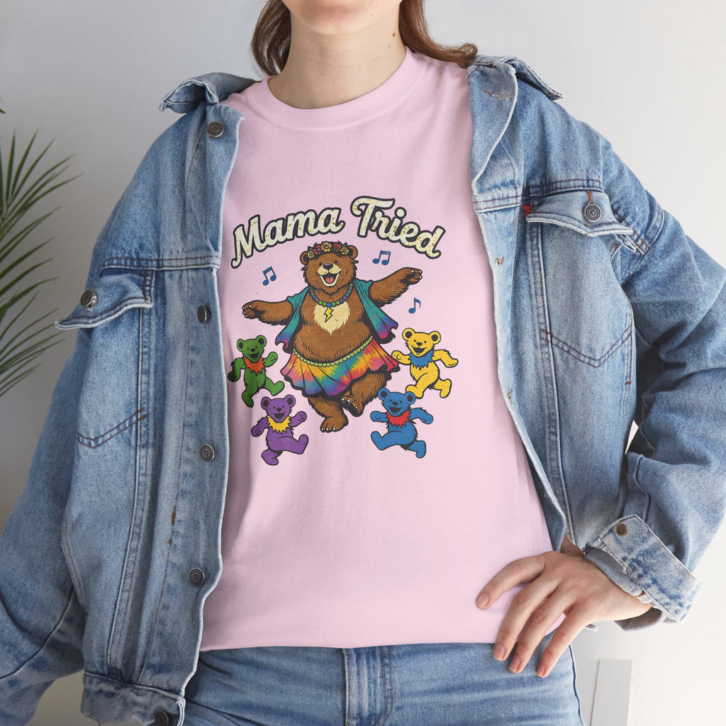 Mama Tried Shirt | Dancing Bears Tee | Grateful Dead Mothers Day Gift | Vintage Jam Band Tee
