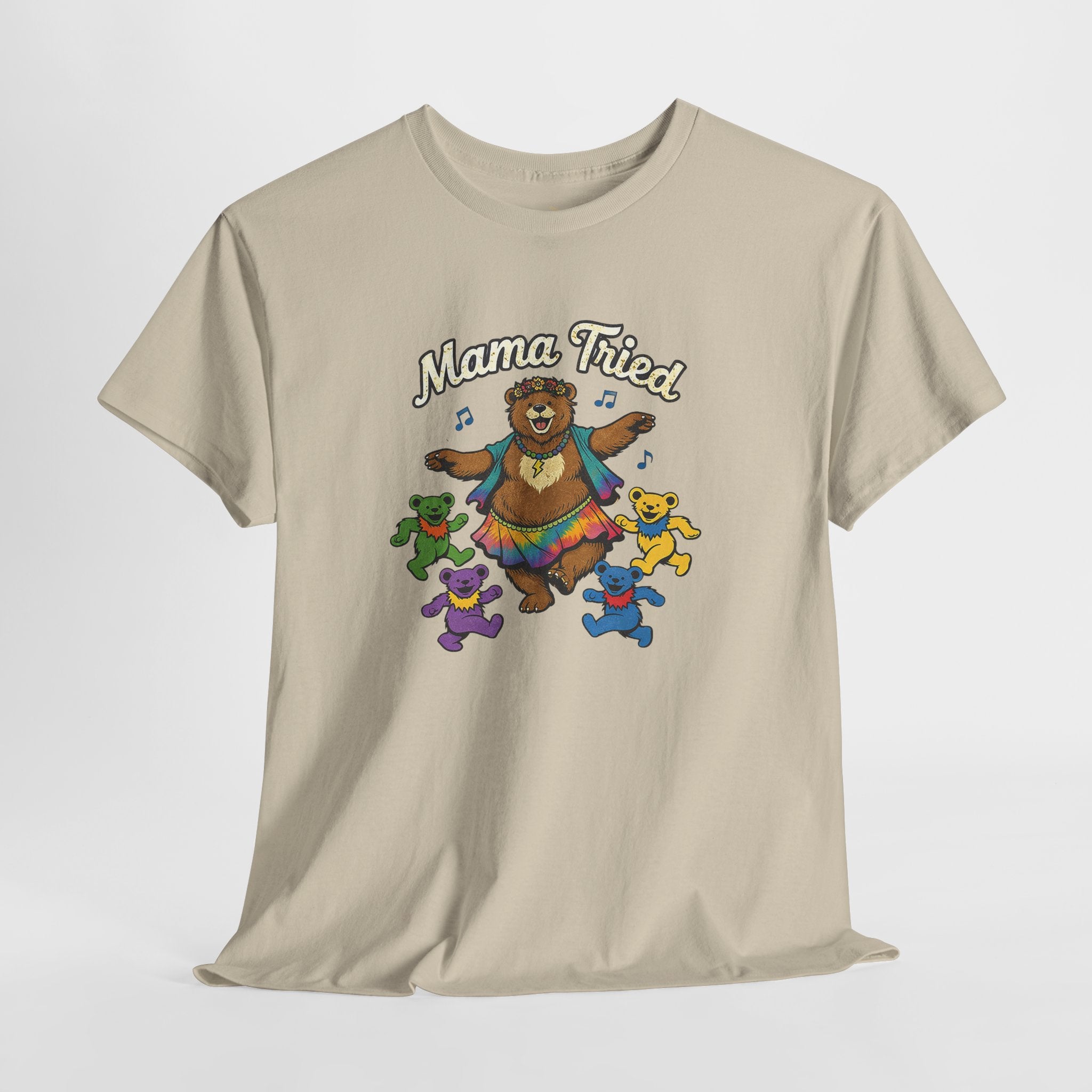 Mama Tried Shirt | Dancing Bears Tee | Grateful Dead Mothers Day Gift | Vintage Jam Band Tee