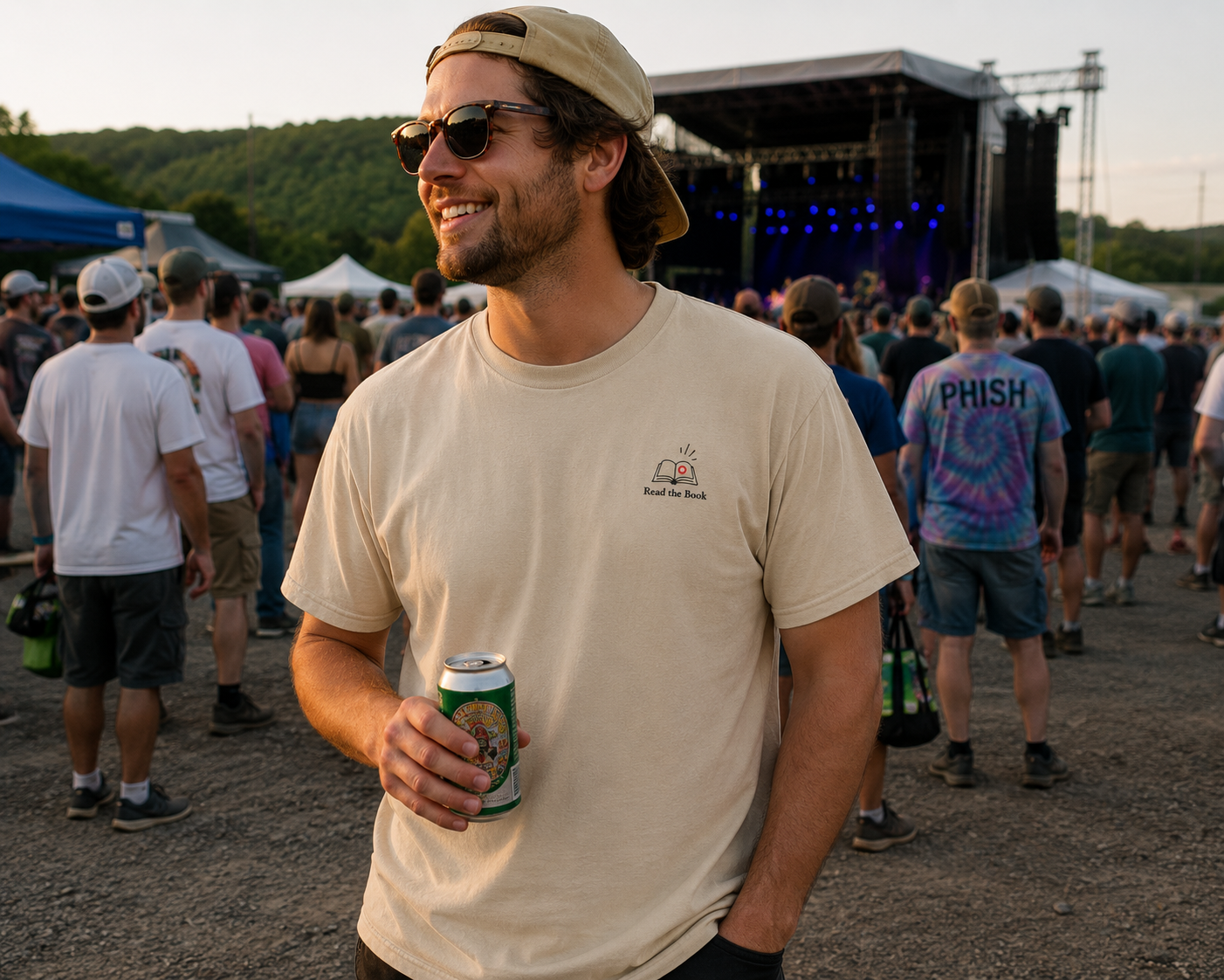 Phish Read The Book Shirt | Jam Band Tee | Helping Friendly Book Inspired Tee | Donut Book Shirt
