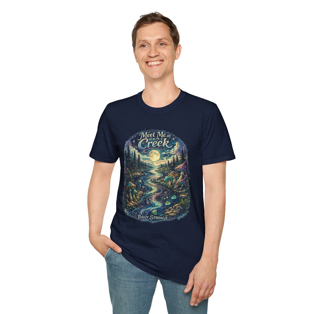 Billy Strings Meet Me at the Creek Shirt – Psychedelic Jam Band Festival Tee