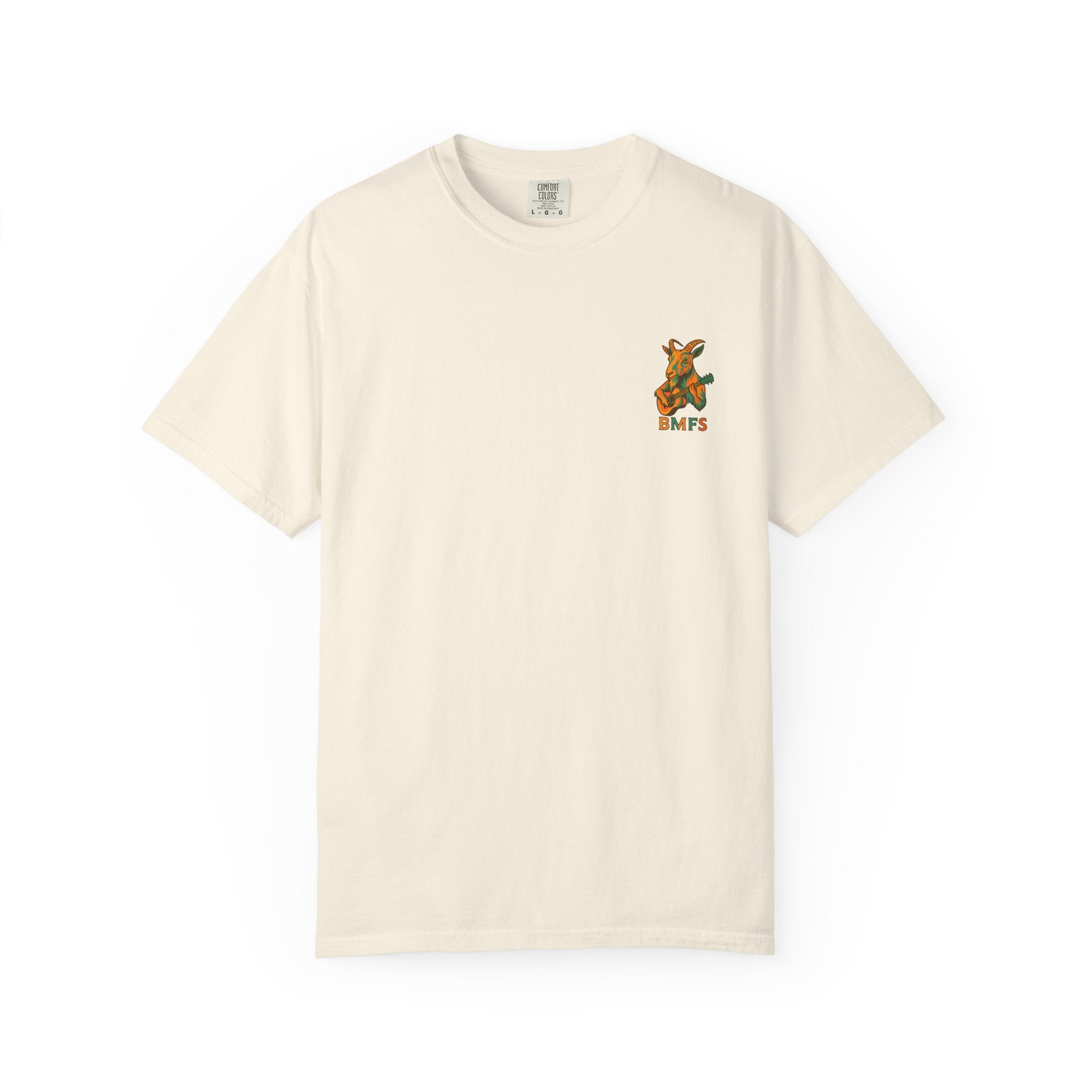 Billy Strings BMFS Goat Shirt – Comfort Colors Jamgrass Tee, Small Chest Logo