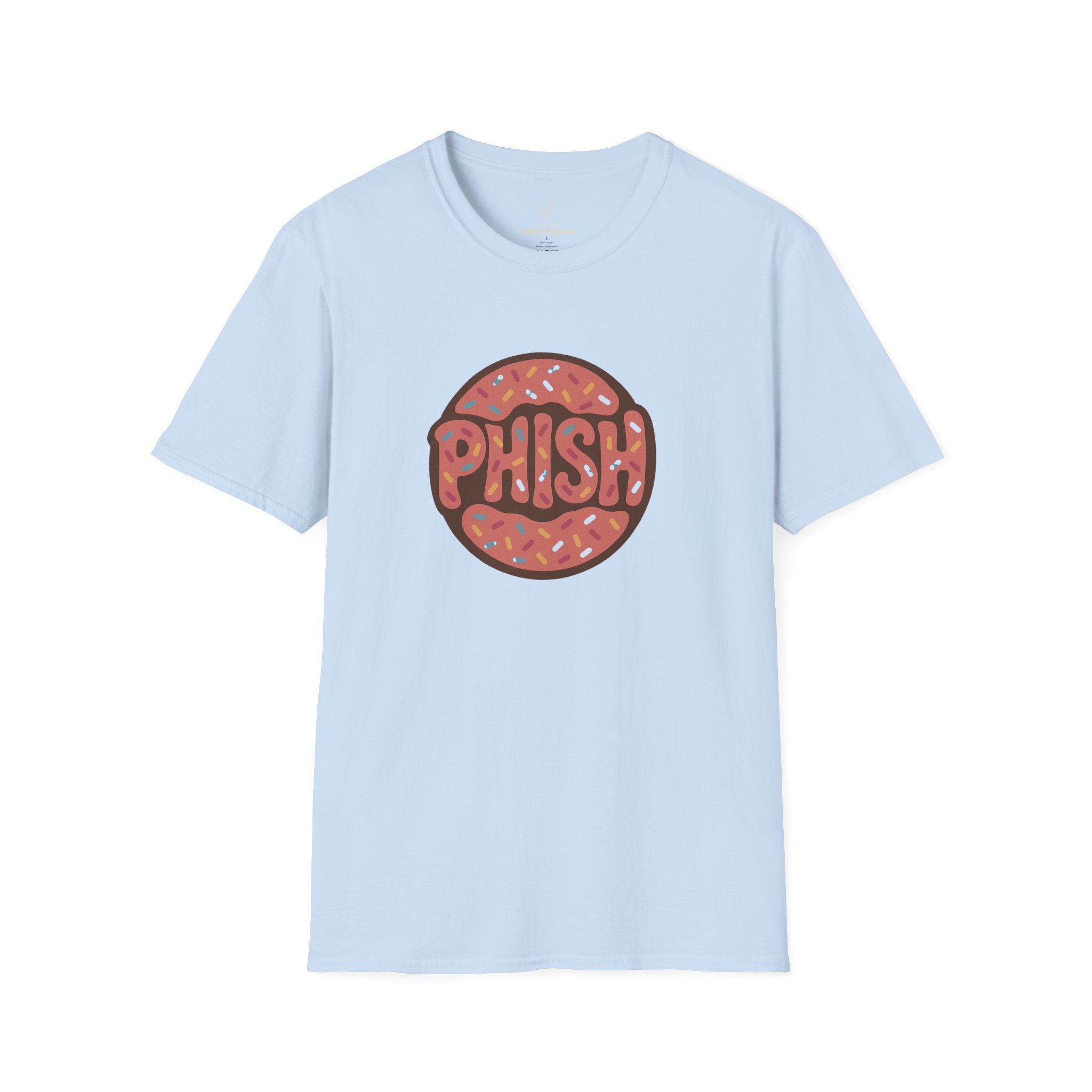 Phish Inspired Unisex T-Shirt with Donut Design, Band Logo Tee, Music Lover Gift, Concert Shirt, Festival Apparel