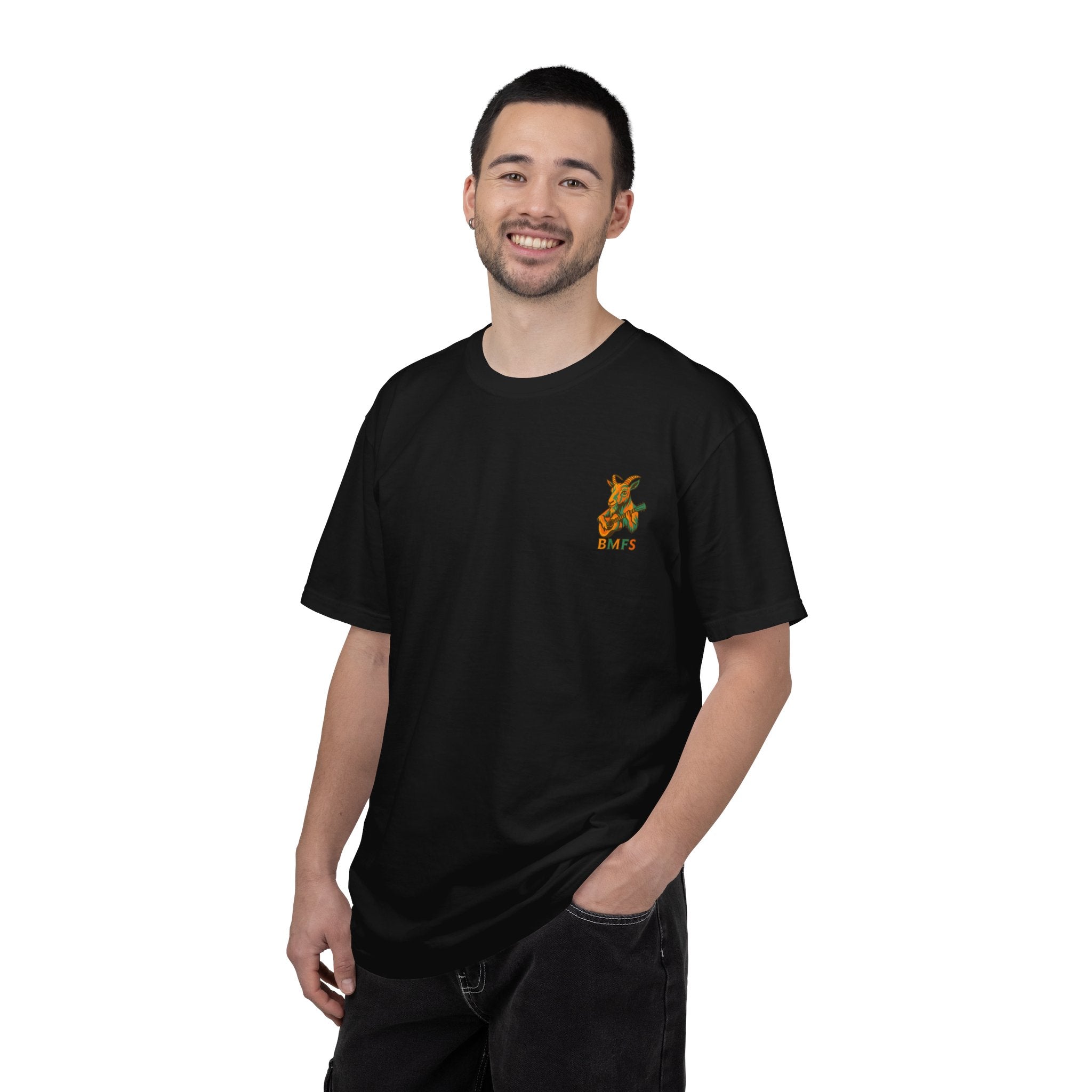Billy Strings BMFS Goat Shirt – Comfort Colors Jamgrass Tee, Small Chest Logo