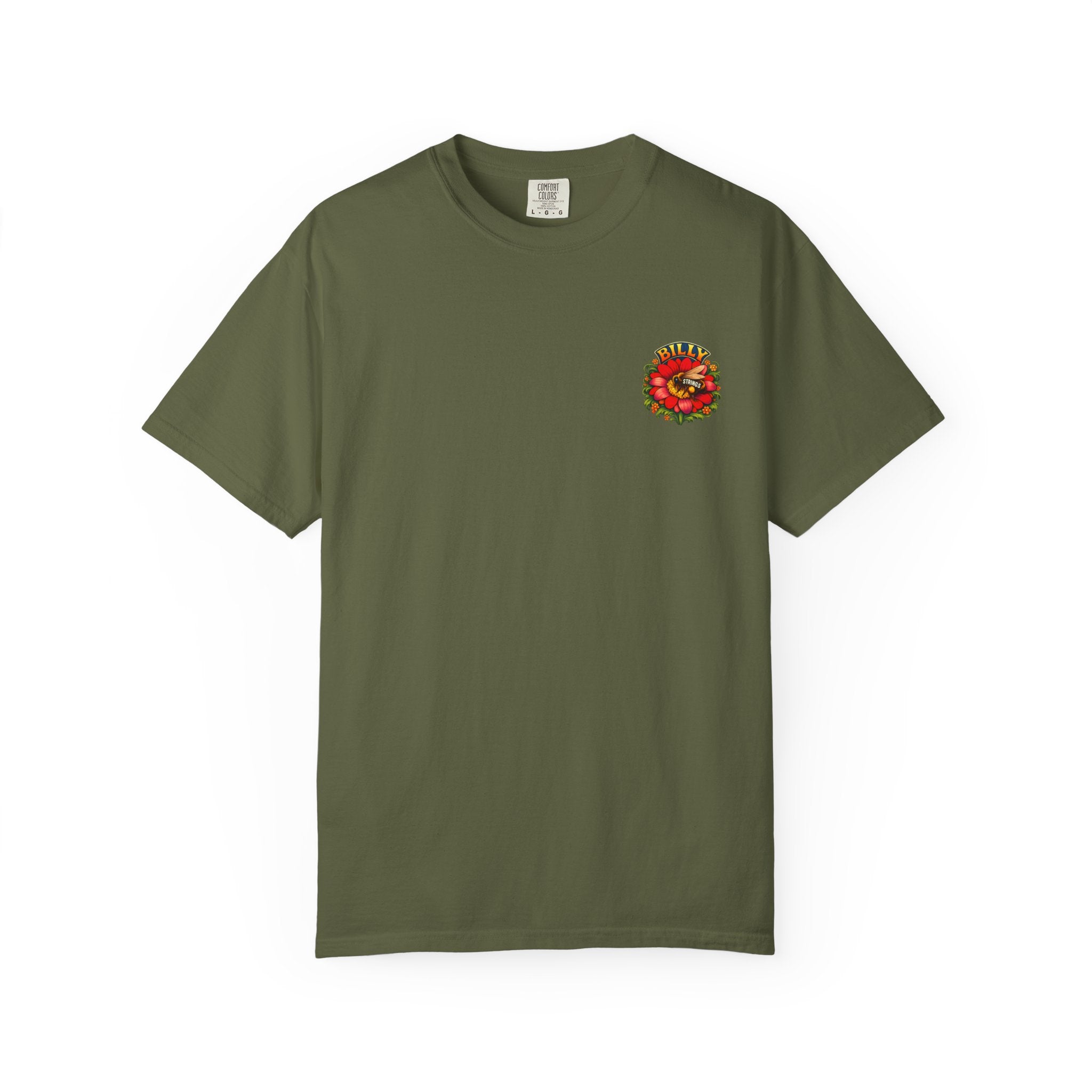 Billy Strings Red Daisy Shirt | Comfort Colors Bluegrass Jam Band Tee | Psychedelic Festival T-Shirt