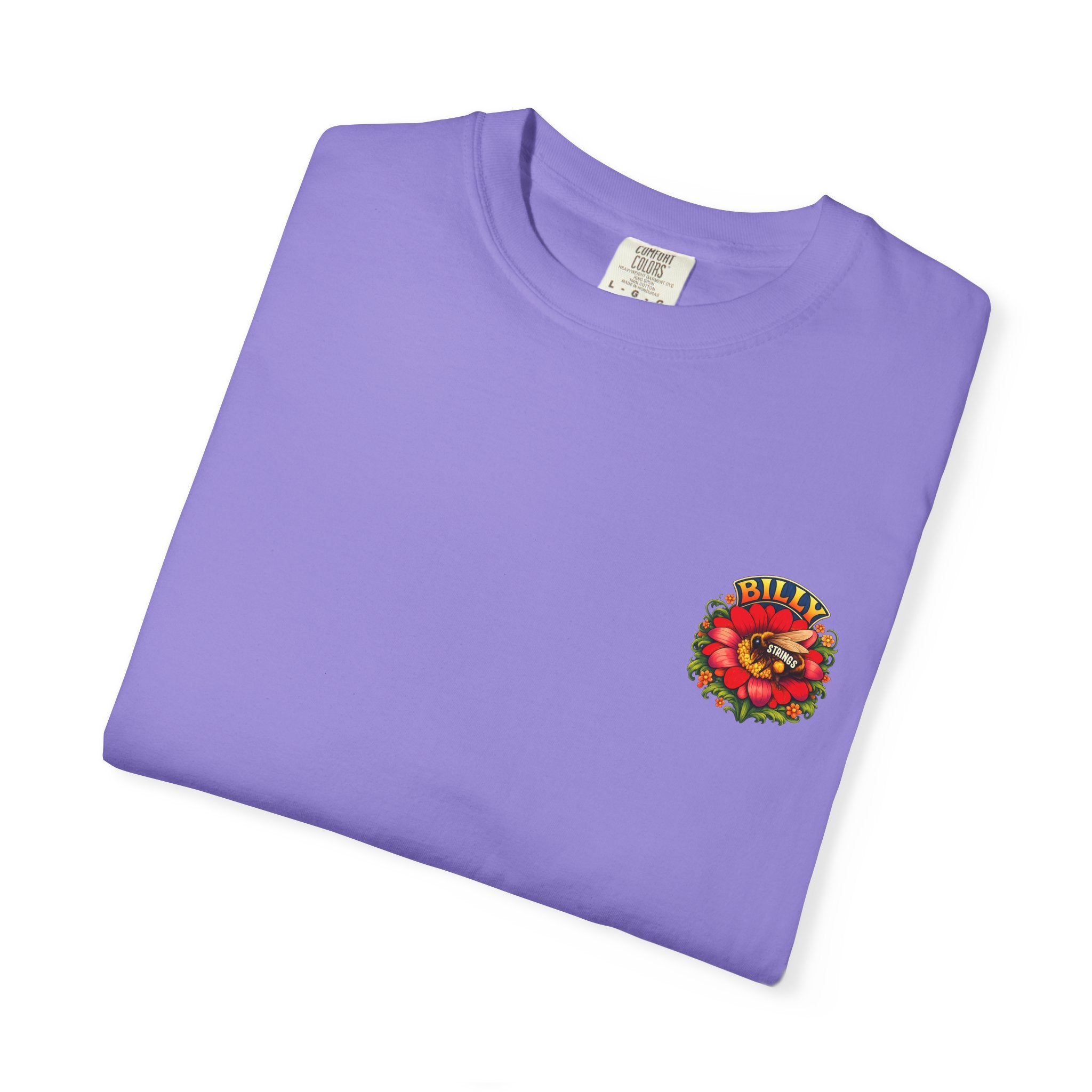 Billy Strings Red Daisy Shirt | Comfort Colors Bluegrass Jam Band Tee | Psychedelic Festival T-Shirt