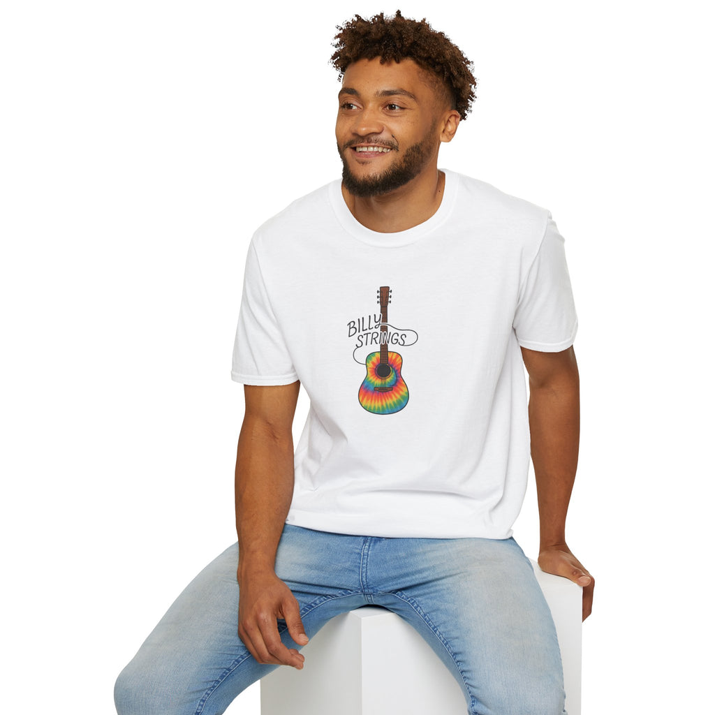 Billy Strings Guitar Shirt | Tie Dye BMFS Acoustic Tee | Bluegrass Jam Band Fan Concert T-Shirt