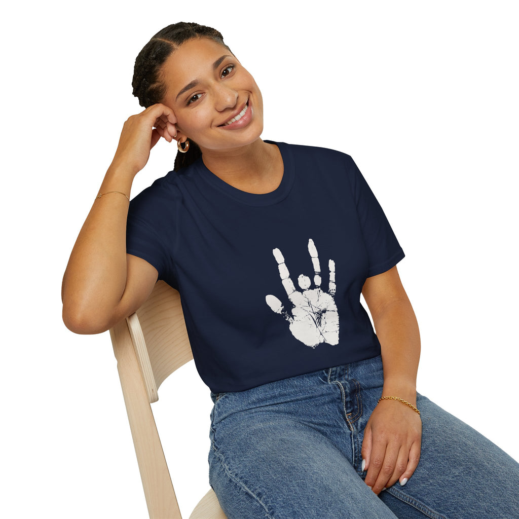 Grateful Dead Jerry Garcia Hand Print Shirt | Deadhead festival Tee | Jam Band Concert T-Shirt