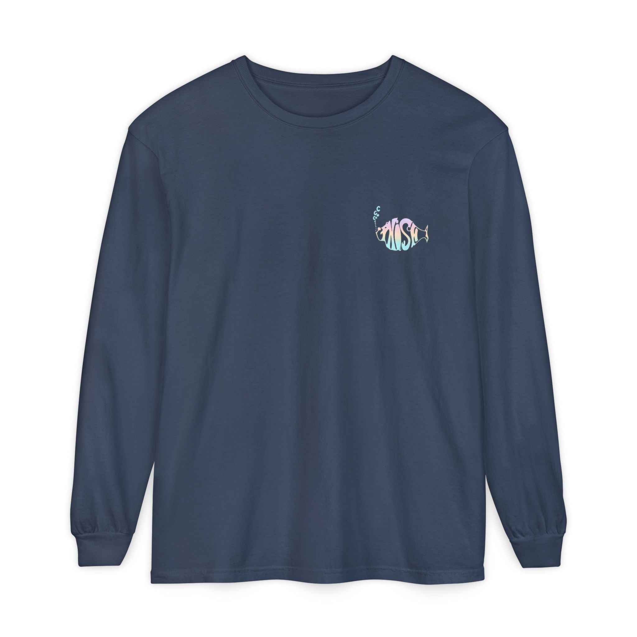 Phish Fish Shirt Pastel | Comfort Colors 6014 Long Sleeve | Jam Band Tee | Vintage Style Phish Shirt