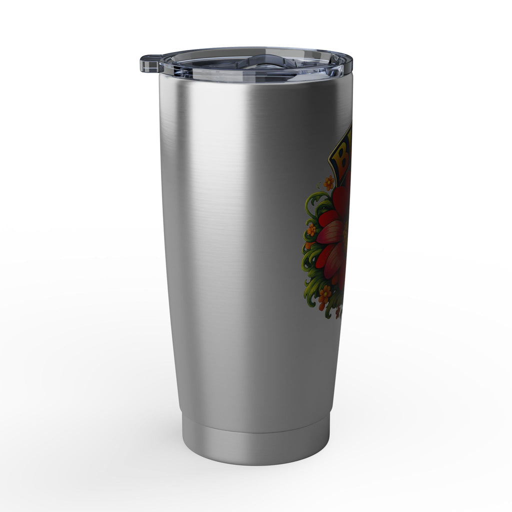 Billy Strings Red Daisy Tumbler | 20oz Vacuum Insulated Cup | Bluegrass Jam Band Drinkware