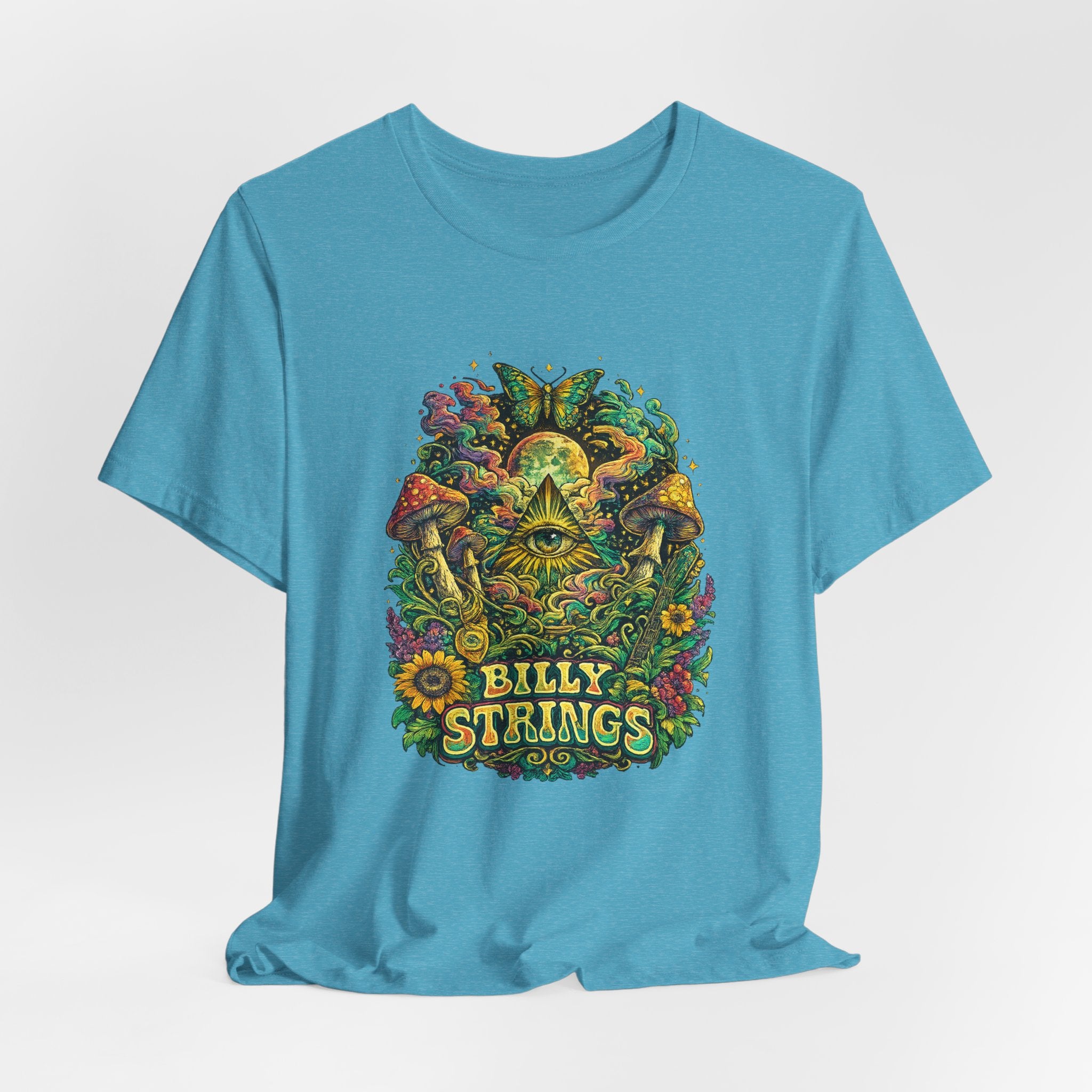 Billy Strings Shirt | Psychedelic Bluegrass Tee | Trippy Jamgrass Gift
