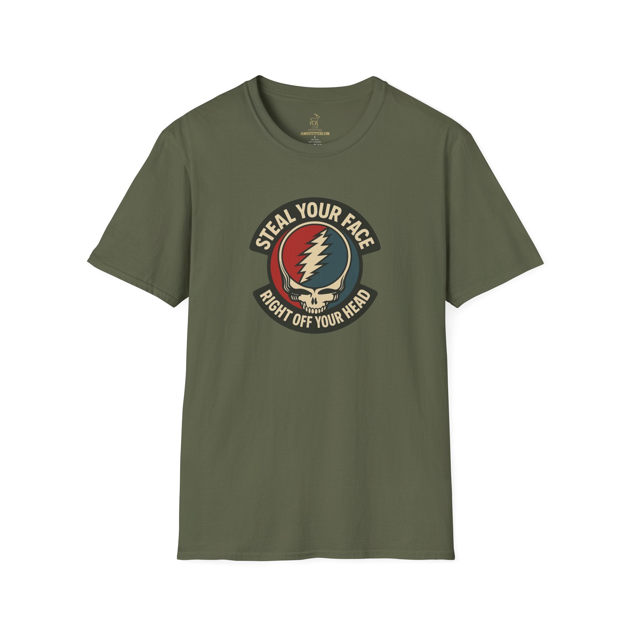 Steal Your Face Shirt | Grateful Dead Inspired Tee | Deadhead Graphic T-Shirt | Right Off Your Head
