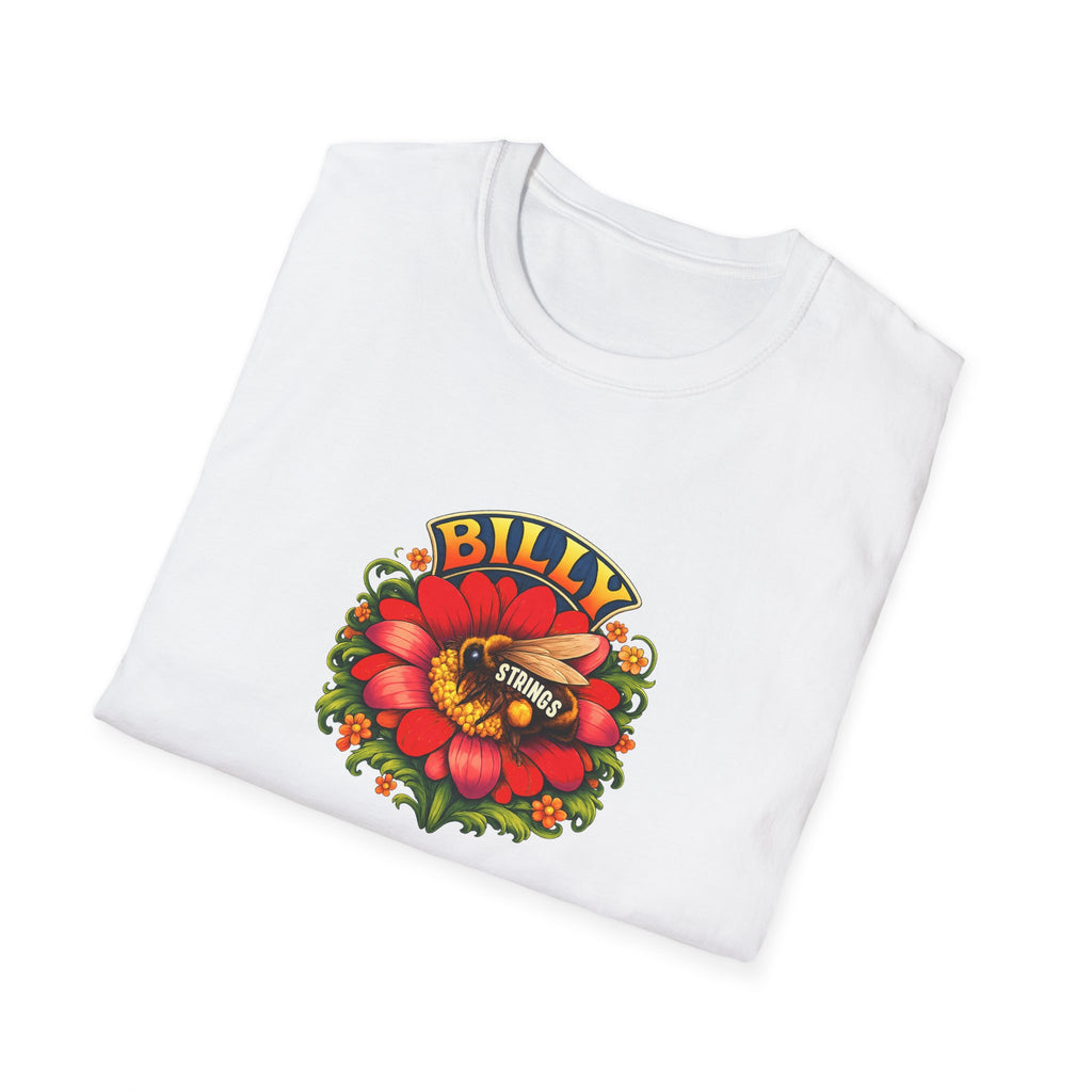 Billy Strings Red Daisy Shirt | Bluegrass Jam Band T-Shirt | Psychedelic Festival Tee