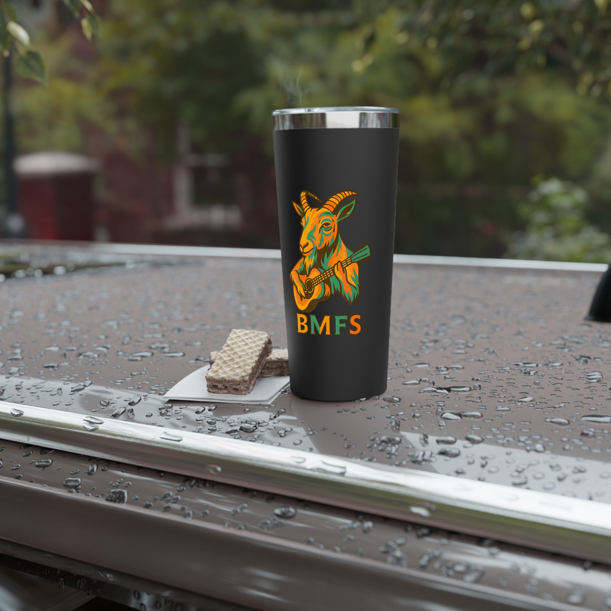 Billy Strings 22oz Tumbler | BMFS Goat Insulated Music Cup | Jamgrass Bluegrass Travel Drinkware