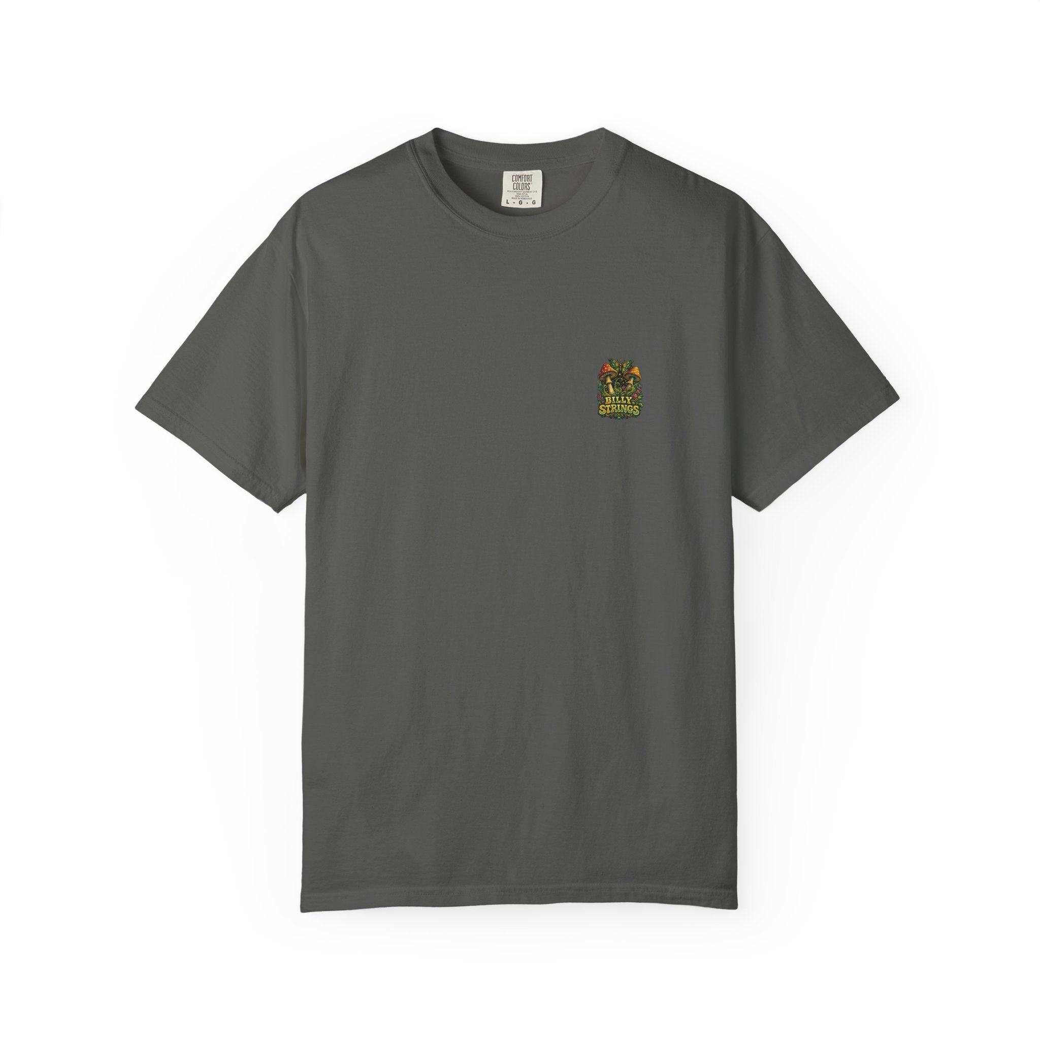Billy Strings Shirt | Psychedelic Left Chest Tee | Trippy Bluegrass Gift