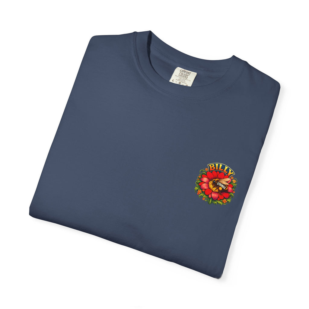 Billy Strings Red Daisy Shirt | Comfort Colors Bluegrass Jam Band Tee | Psychedelic Festival T-Shirt