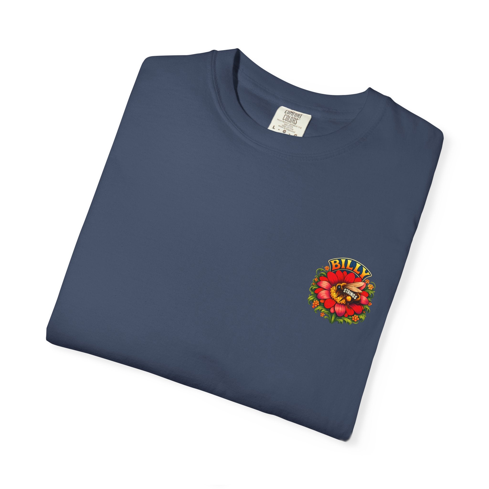 Billy Strings Red Daisy Shirt | Comfort Colors Bluegrass Jam Band Tee | Psychedelic Festival T-Shirt