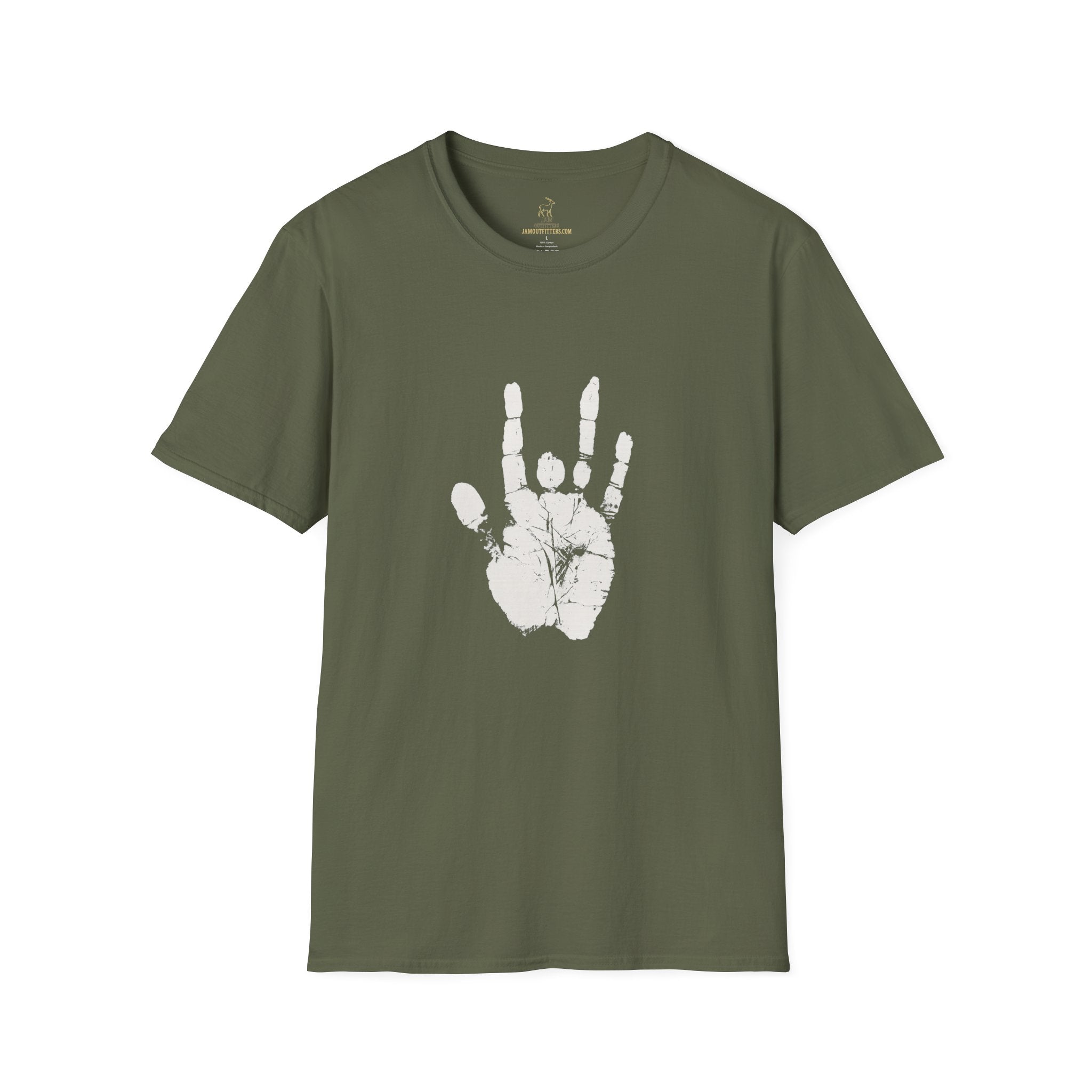 Grateful Dead Jerry Garcia Hand Print Shirt | Deadhead festival Tee | Jam Band Concert T-Shirt