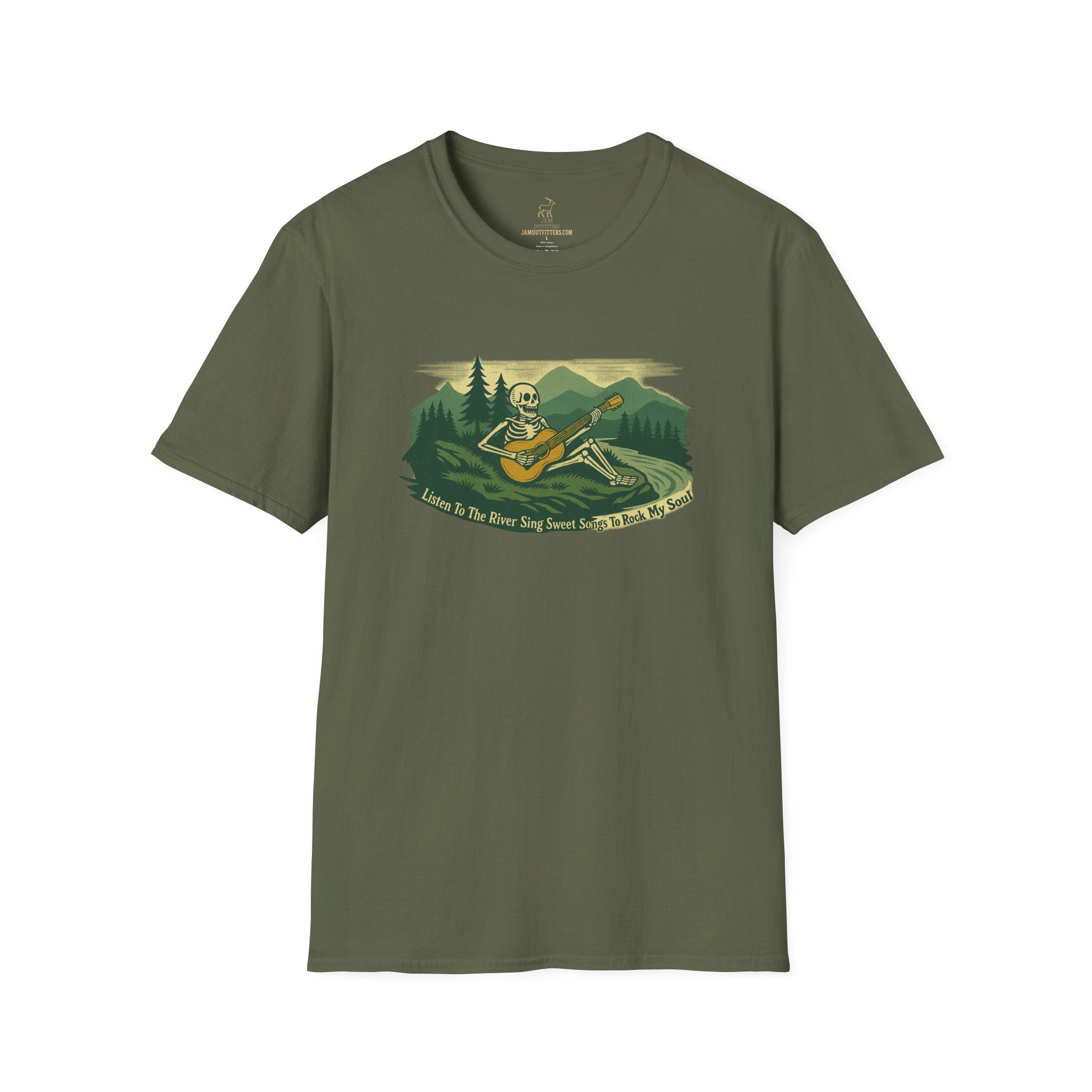 Grateful Dead "Brokedown Palace" Tee | Skeleton Vintage Shirt With Lyrics